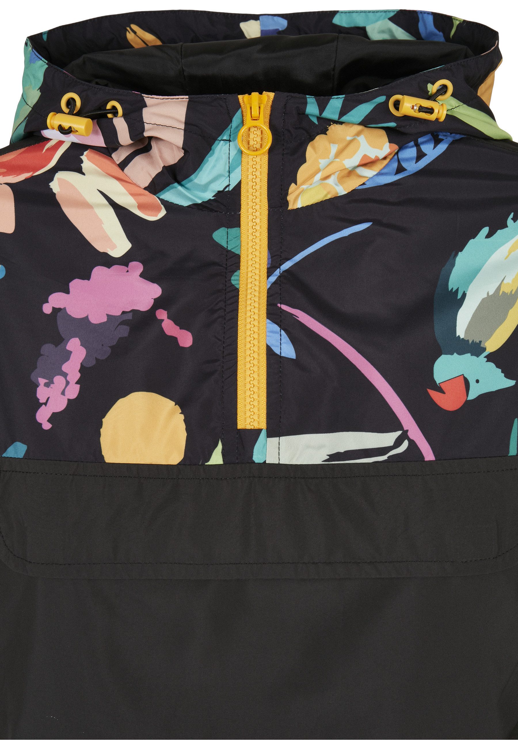 URBAN CLASSICS Allwetterjacke Urban Classics Damen Ladies Mixed Pull Over Jacket (1-St)