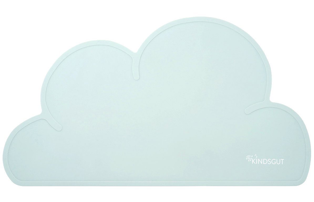 KINDSGUT Platzset Platzdeckchen Wolke, umweltfreundlich, Aquamarin günstig online kaufen