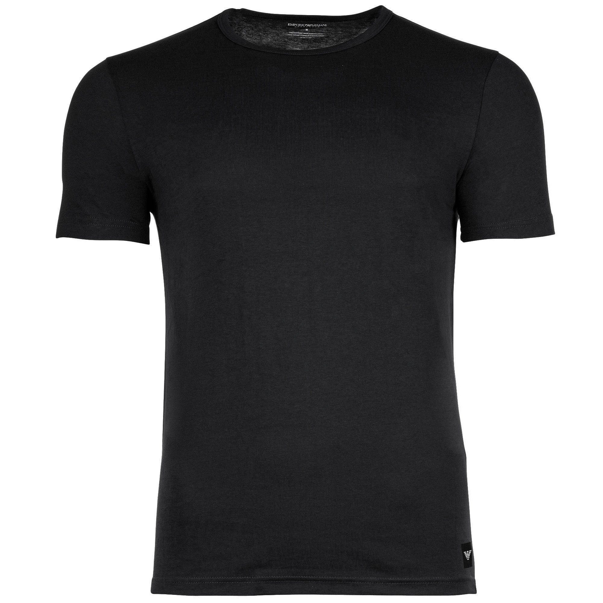 Emporio Armani T-Shirt Herren T-Shirt 2er Pack Baumwolle (Packung, 2er Pack)
