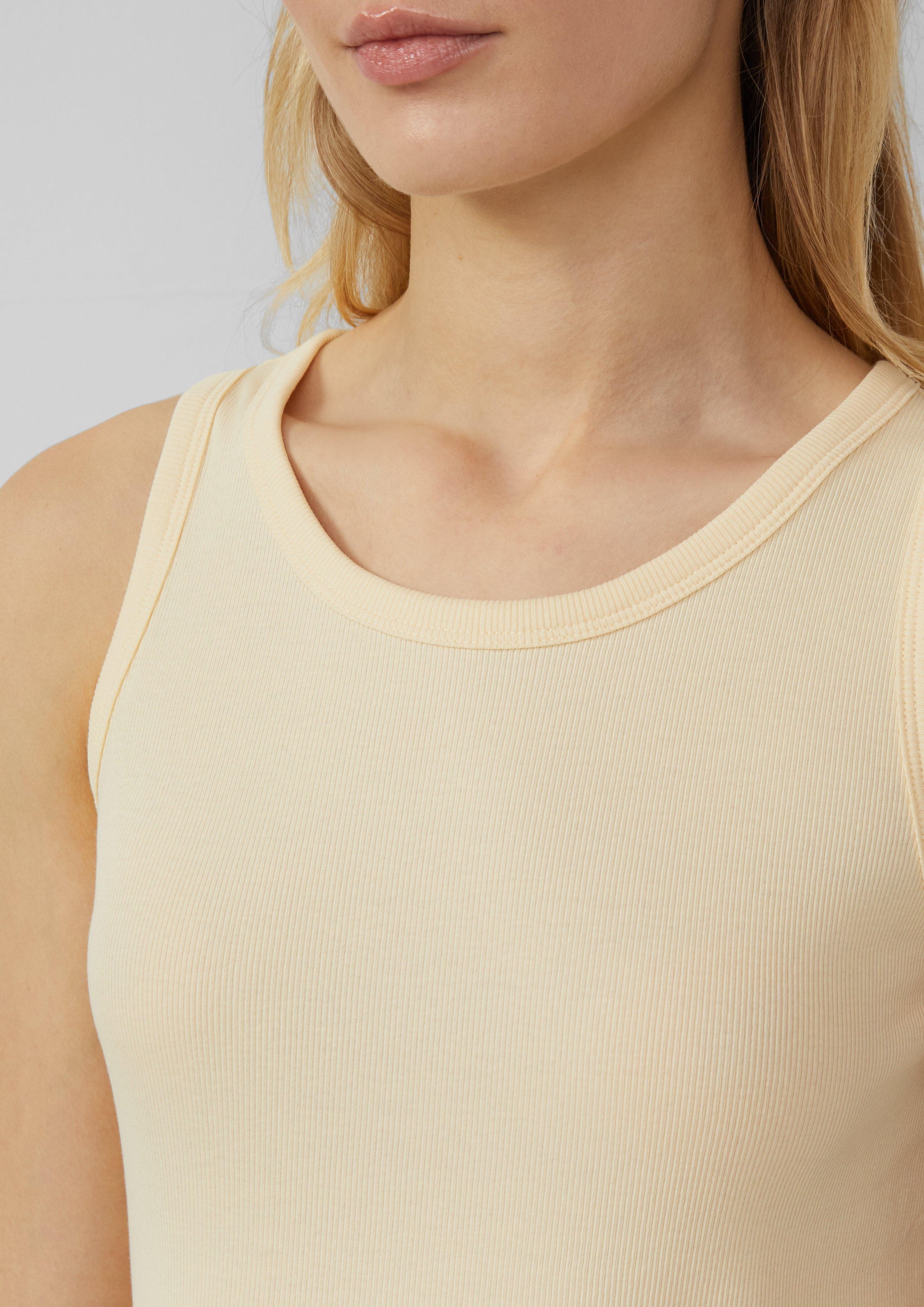 s.Oliver Shirttop Slim-Fit-Top mit Rippstruktur günstig online kaufen