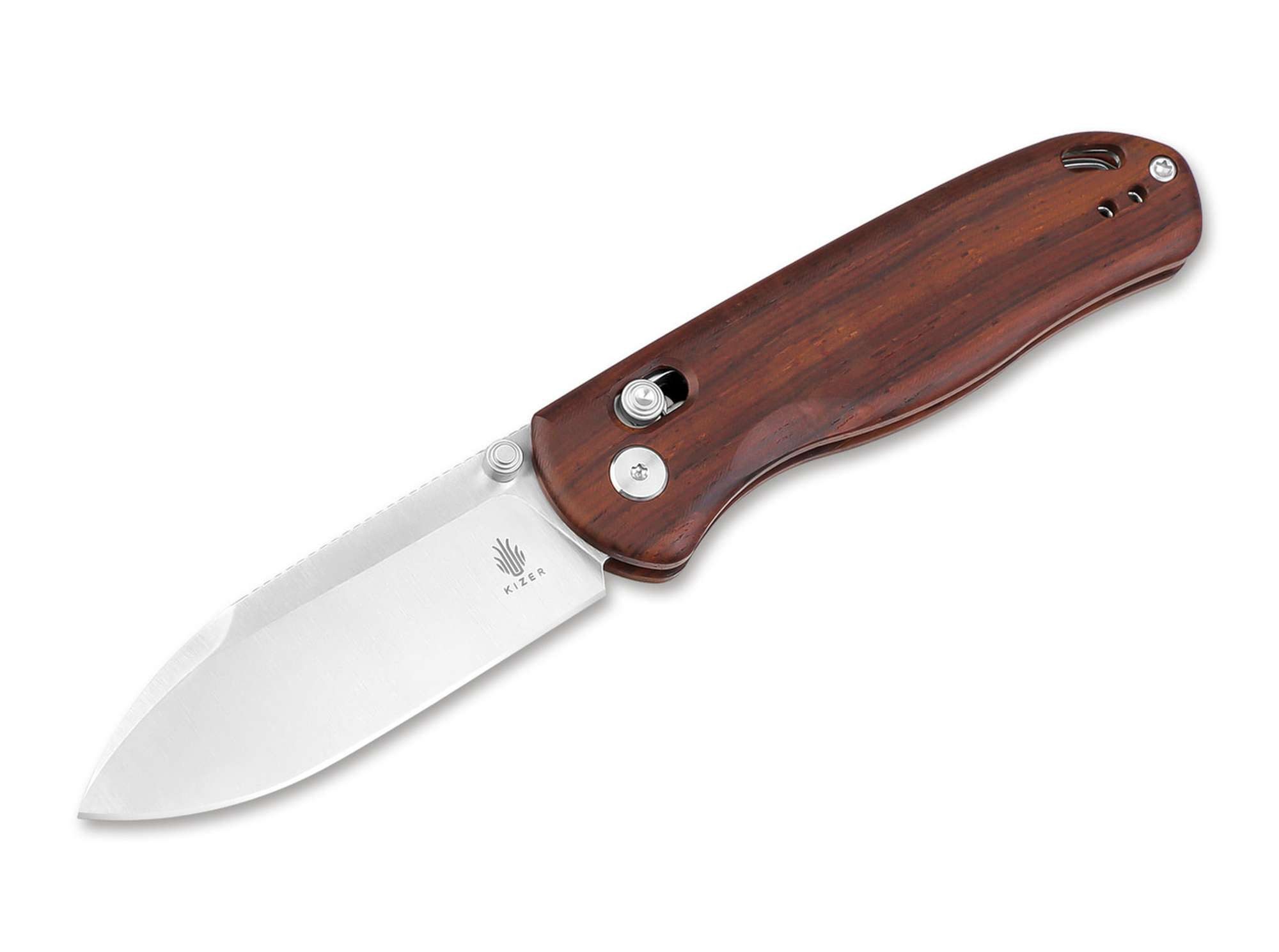 Kizer Taschenmesser Taschenmesser Drop Bear Nitro-V Wood