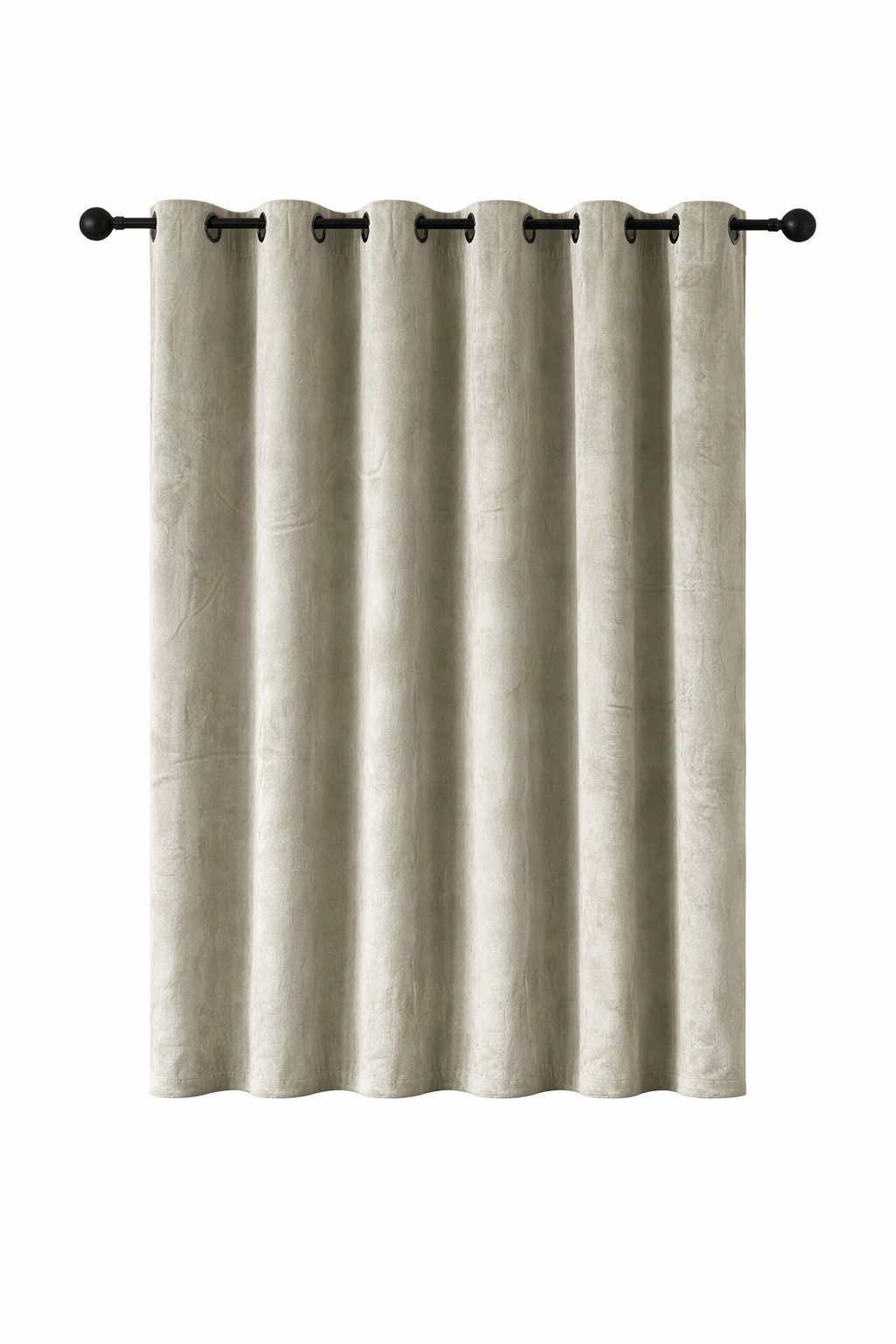 Stoffschmiede Gardine, Velour, Verdunkler, Öse, verdunkelnd