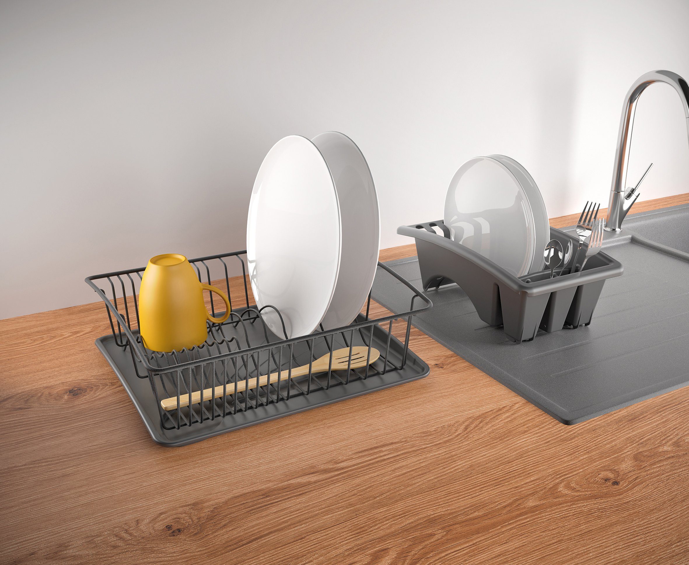 Metaltex Geschirrständer Aquatex Plus Spülkorb, TouchTherm®-Beschichtung – Bild 3 von 5