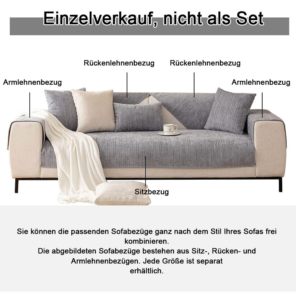 TUWENA Sofabezug Sofabezüge, Schutzbezüge für 1-, 2- und 3-Sitzer-Sofas