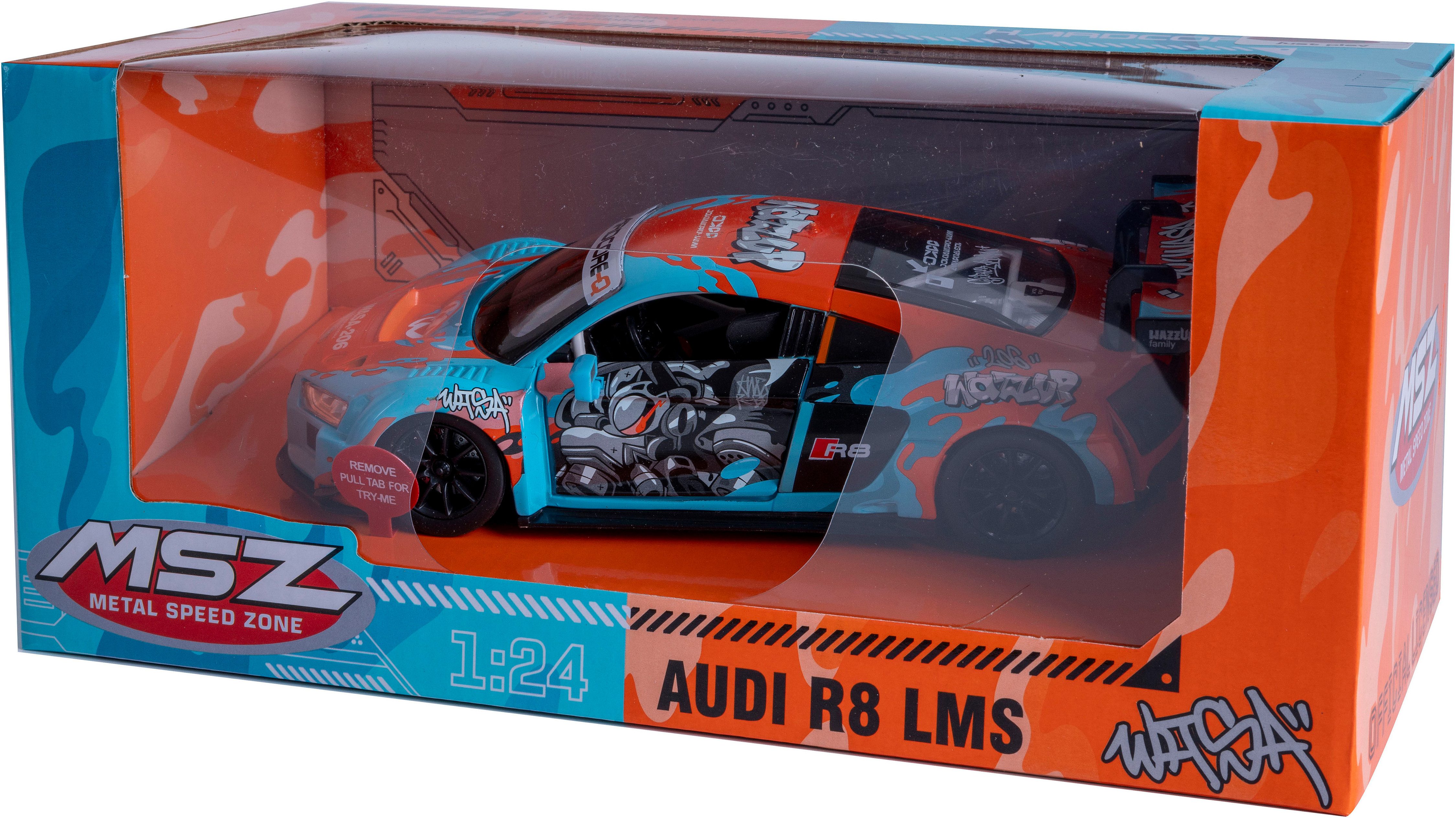 Jamara Spielzeug-Auto Diecast, Audi R8 LMS blau inklusive Batterien, LED Li günstig online kaufen