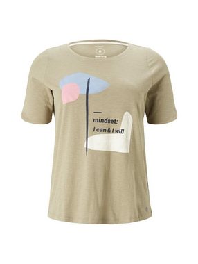 TOM TAILOR PLUS T-Shirt Plus - T-Shirt mit Artwork