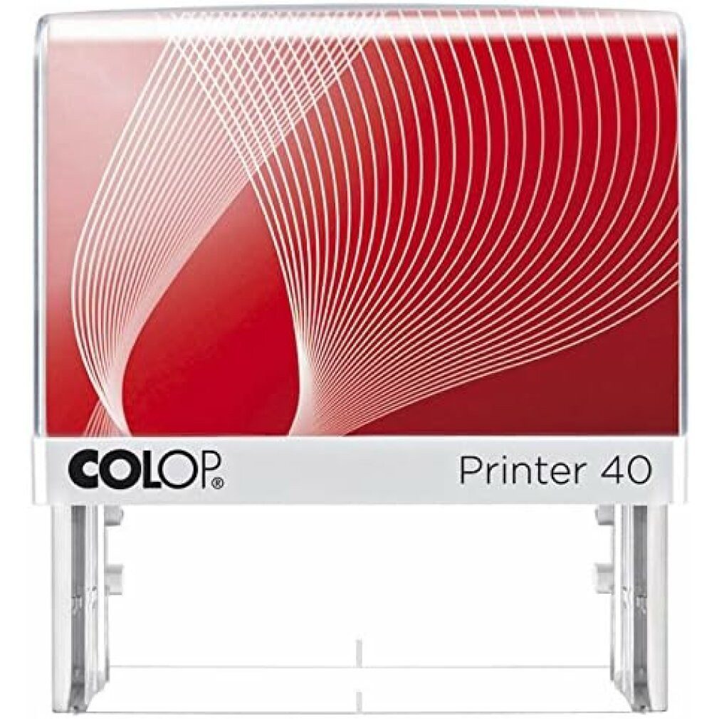 COLOP Stempel Textstempel, individualisierbar Printer 40 selbstfärbend schwarz
