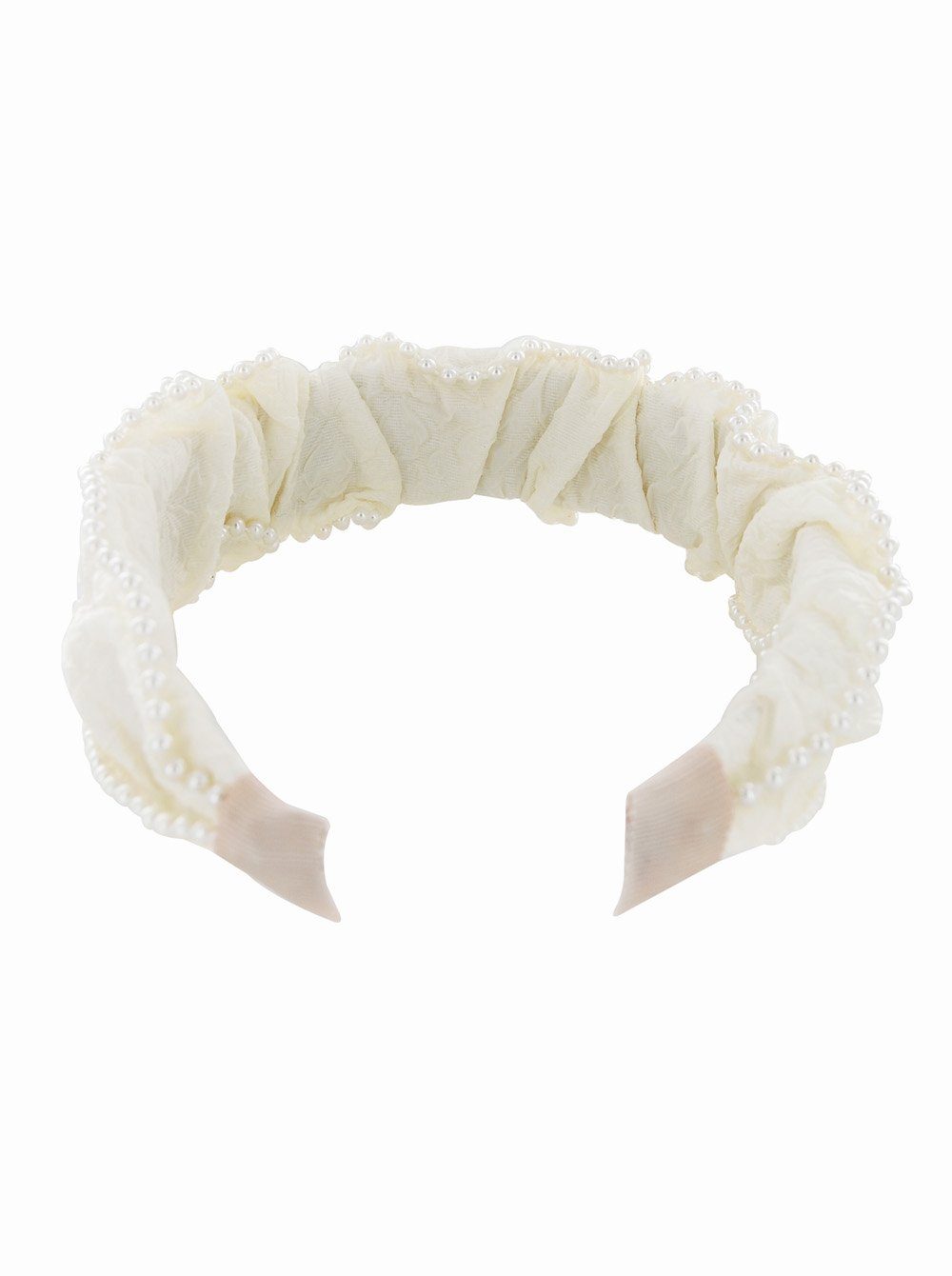 axy Haarreif Haarreif mit Perlen in modischem Design, Vintage Damen Haareifen Haarband