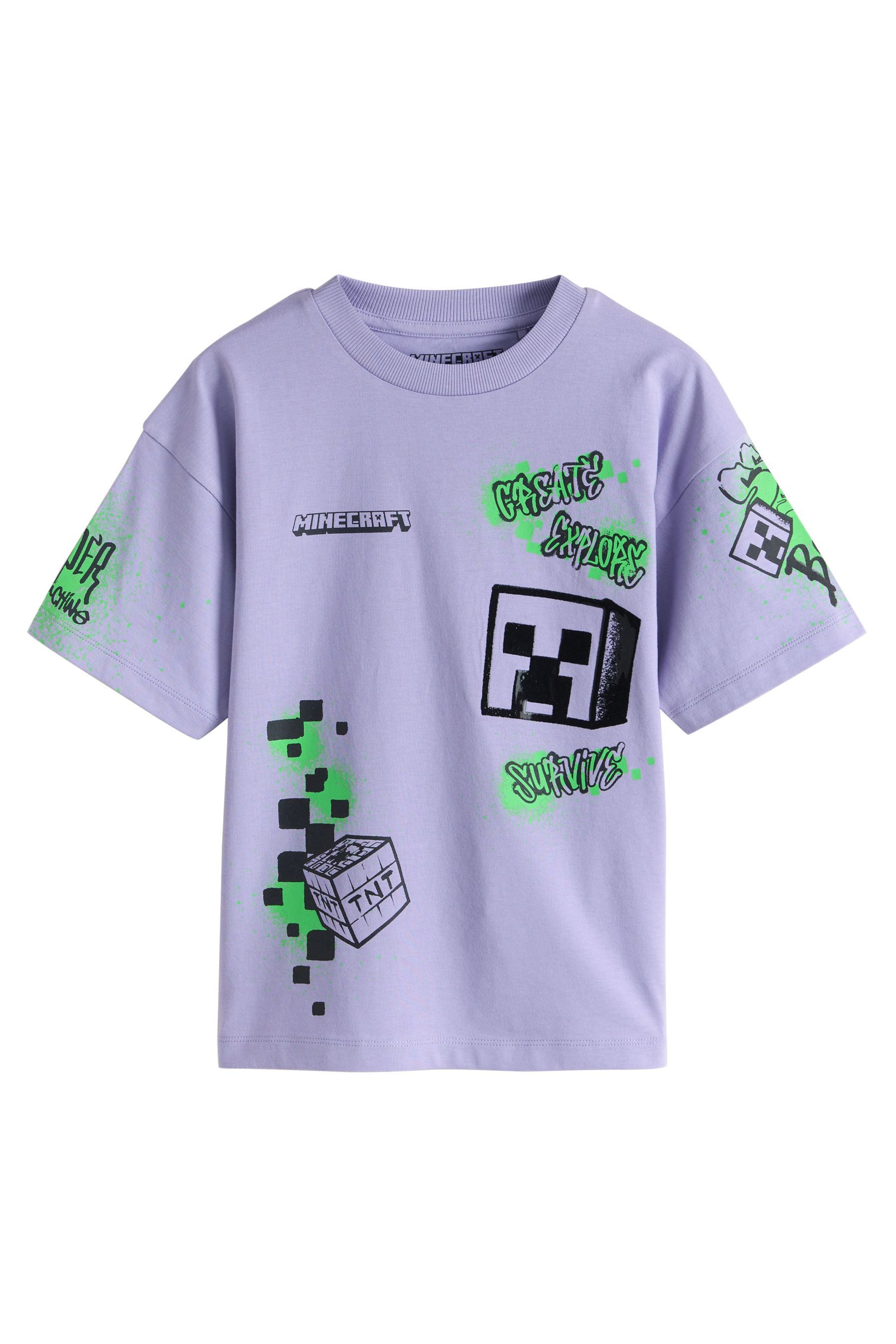 T-Shirt T-Shirt von Minecraft mit Pailletten