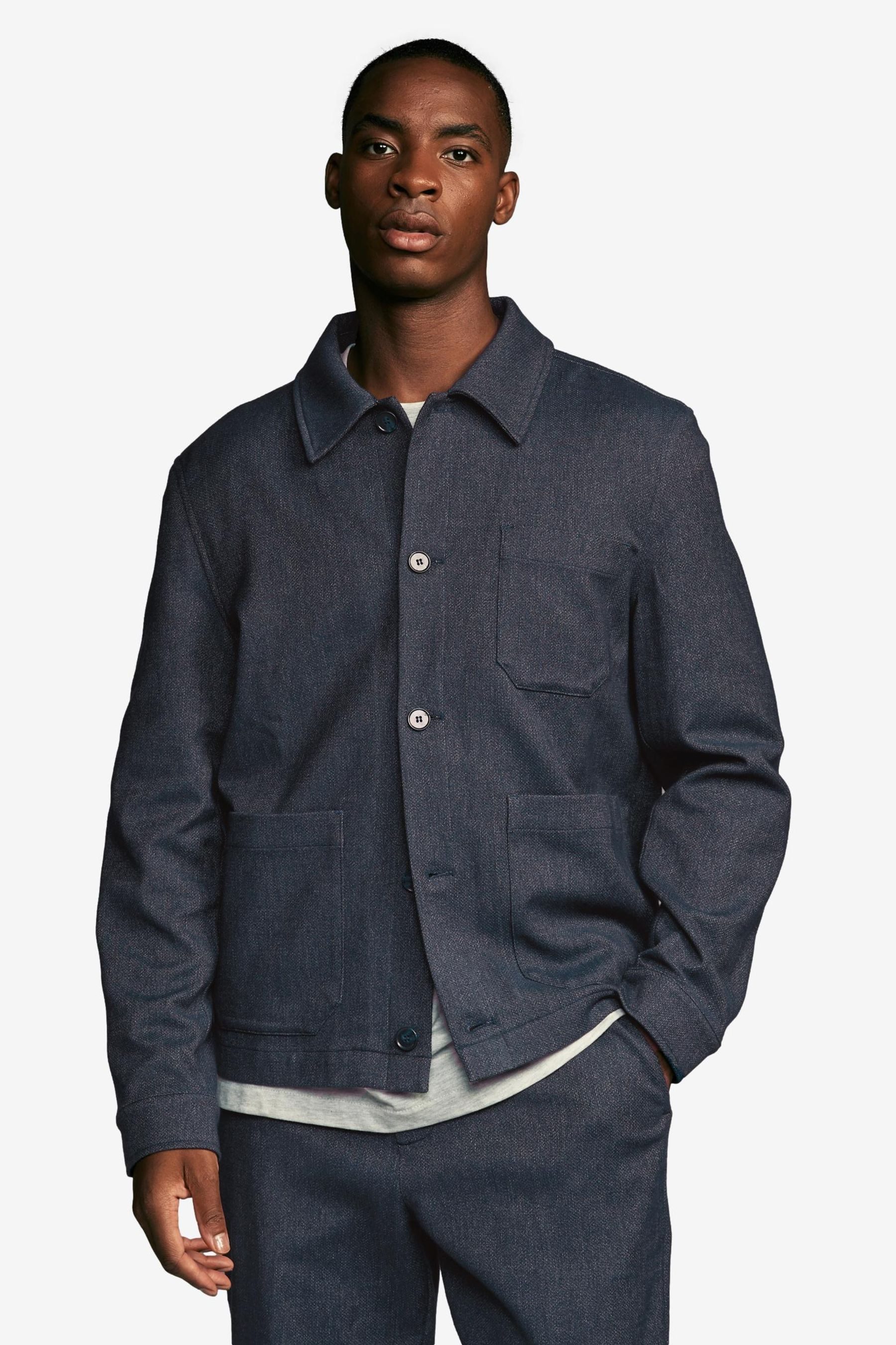 Hemdjacke EDIT Hemdjacke im Jeans-Look