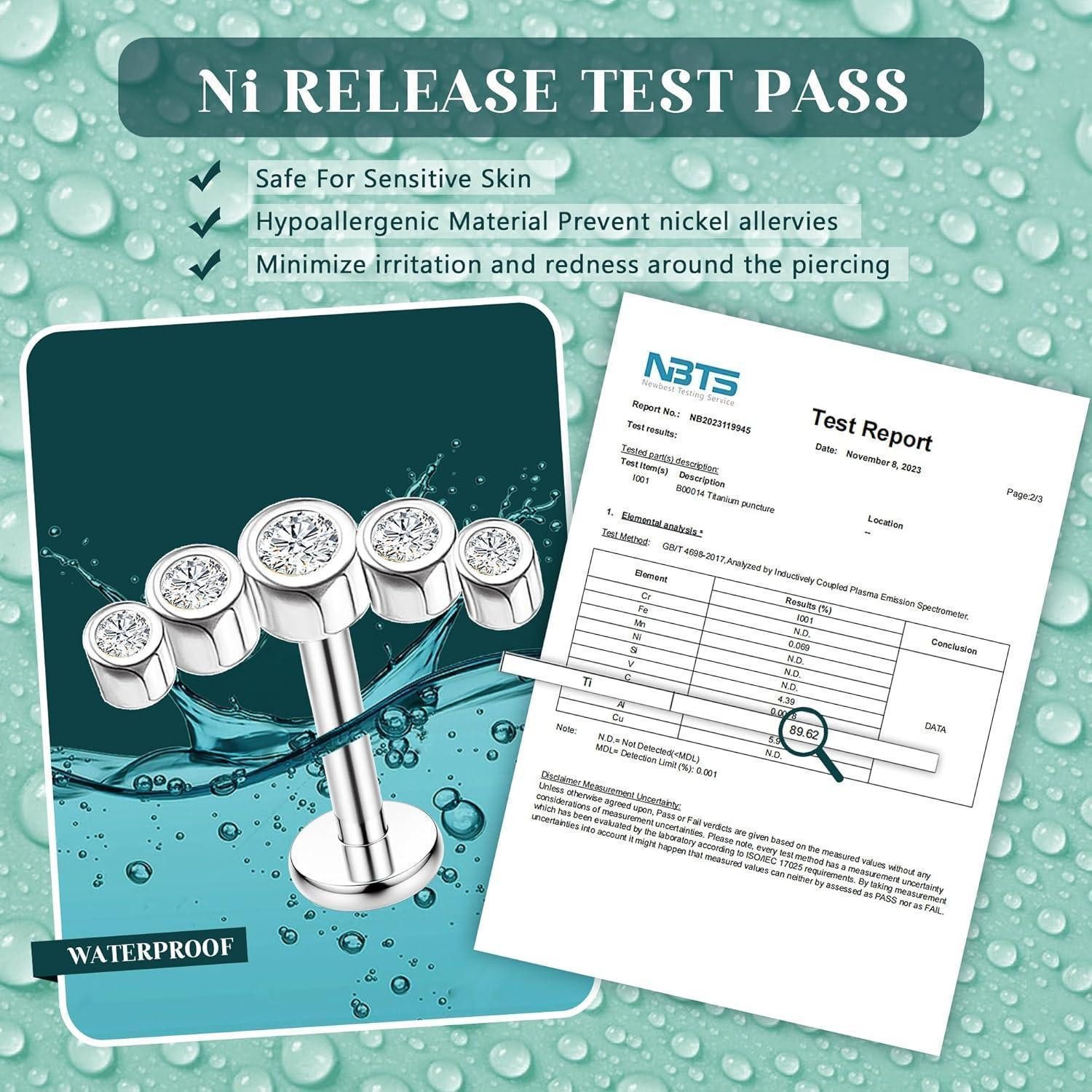 Adramata Piercing-Set Adramata G23 Titan Helix günstig online kaufen