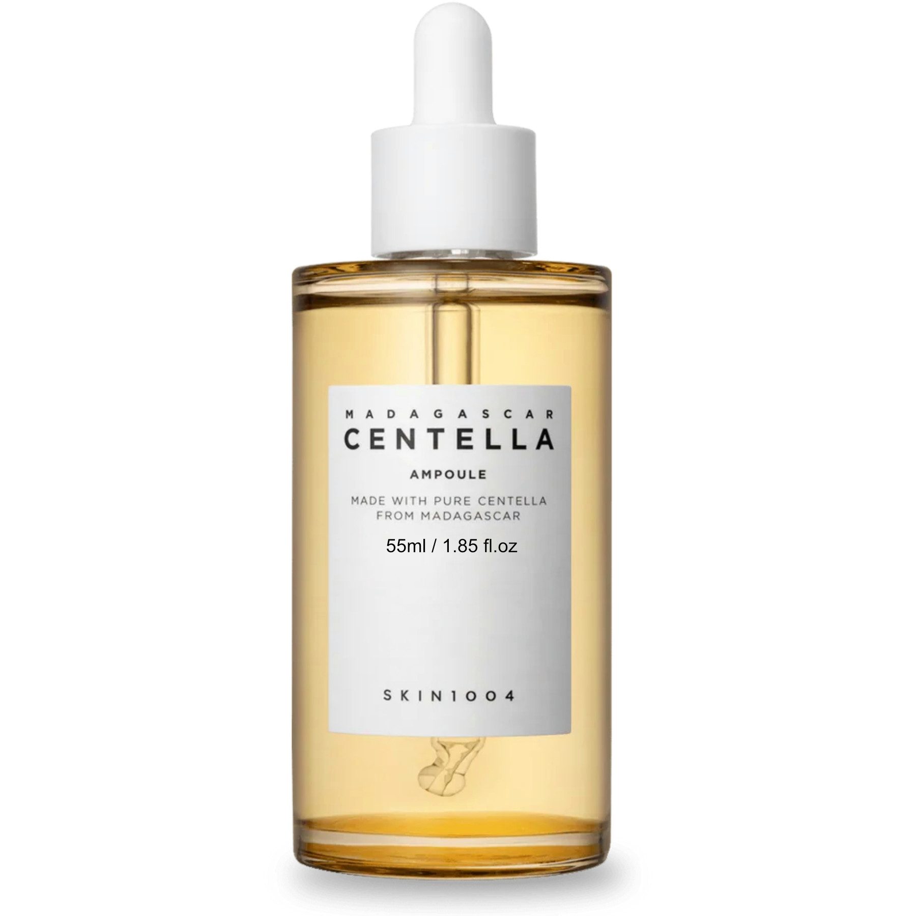 SKIN1004 Gesichtsserum Madagascar Centella Ampoule 100% natürliche Gesichtspflege, 55 ml, 1-tlg., Hochkonzentriertes Centella-Serum für sichtbare Hautberuhigung