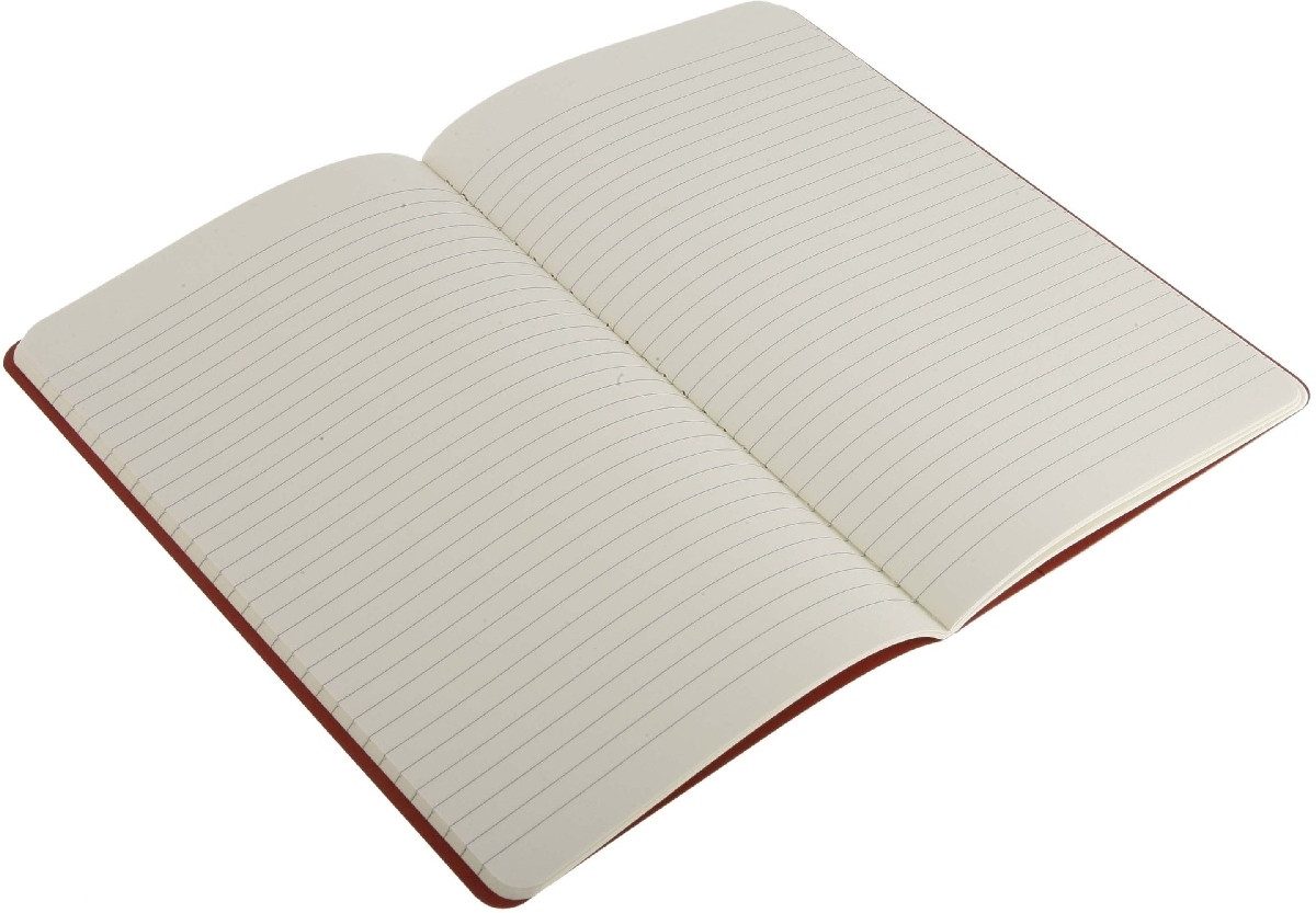 MOLESKINE Notizbuch Notizheft Cahier L A5 13x21cm VE=3 Stück liniert preiselbeerrot