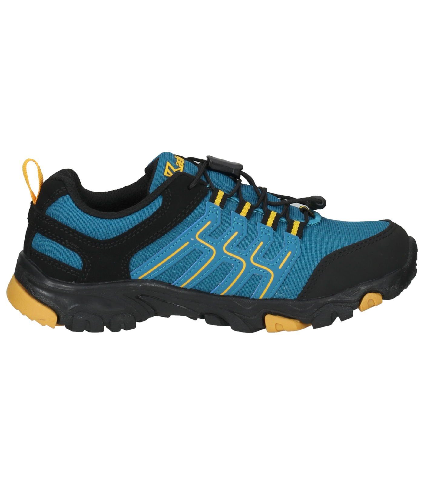 Kastinger Blau Lederimitat Wanderschuhe Trekkingschuh Schwarz