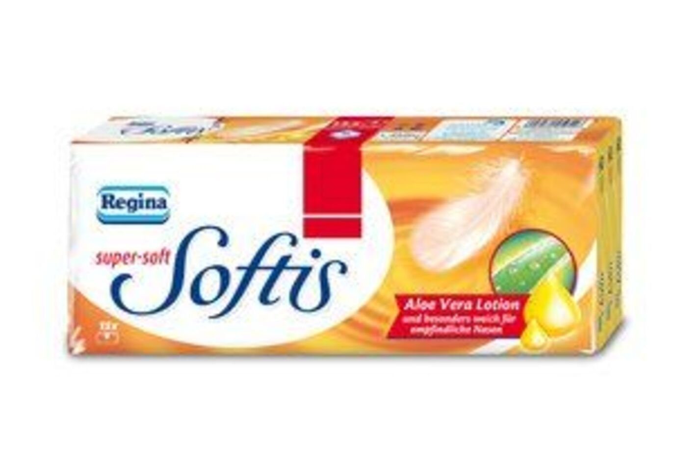 REGINA Papiertaschentücher Taschentücher super-soft mit Aloe Vera Lotion 4-lagig 15x9er 16002841 (1-St)