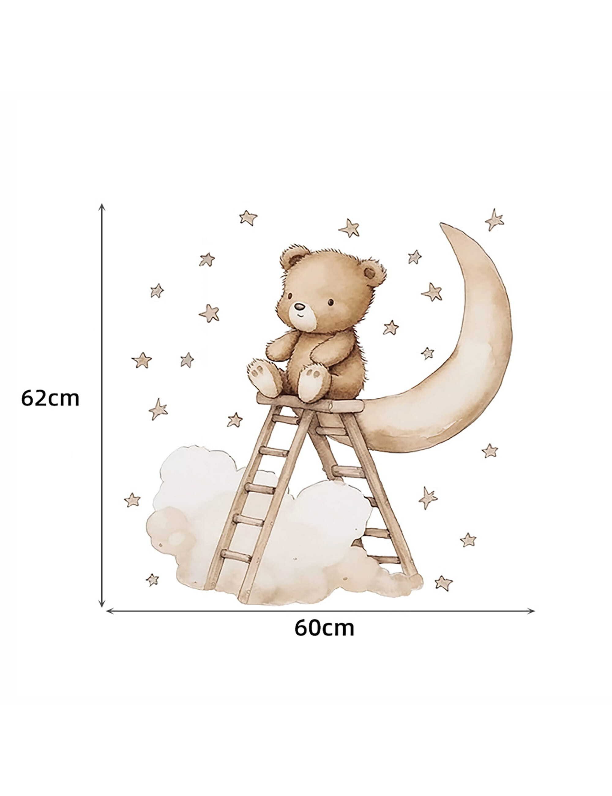 Sipo Wandbild Wandaufkleber Hase, Sterne, Teddybär günstig online kaufen