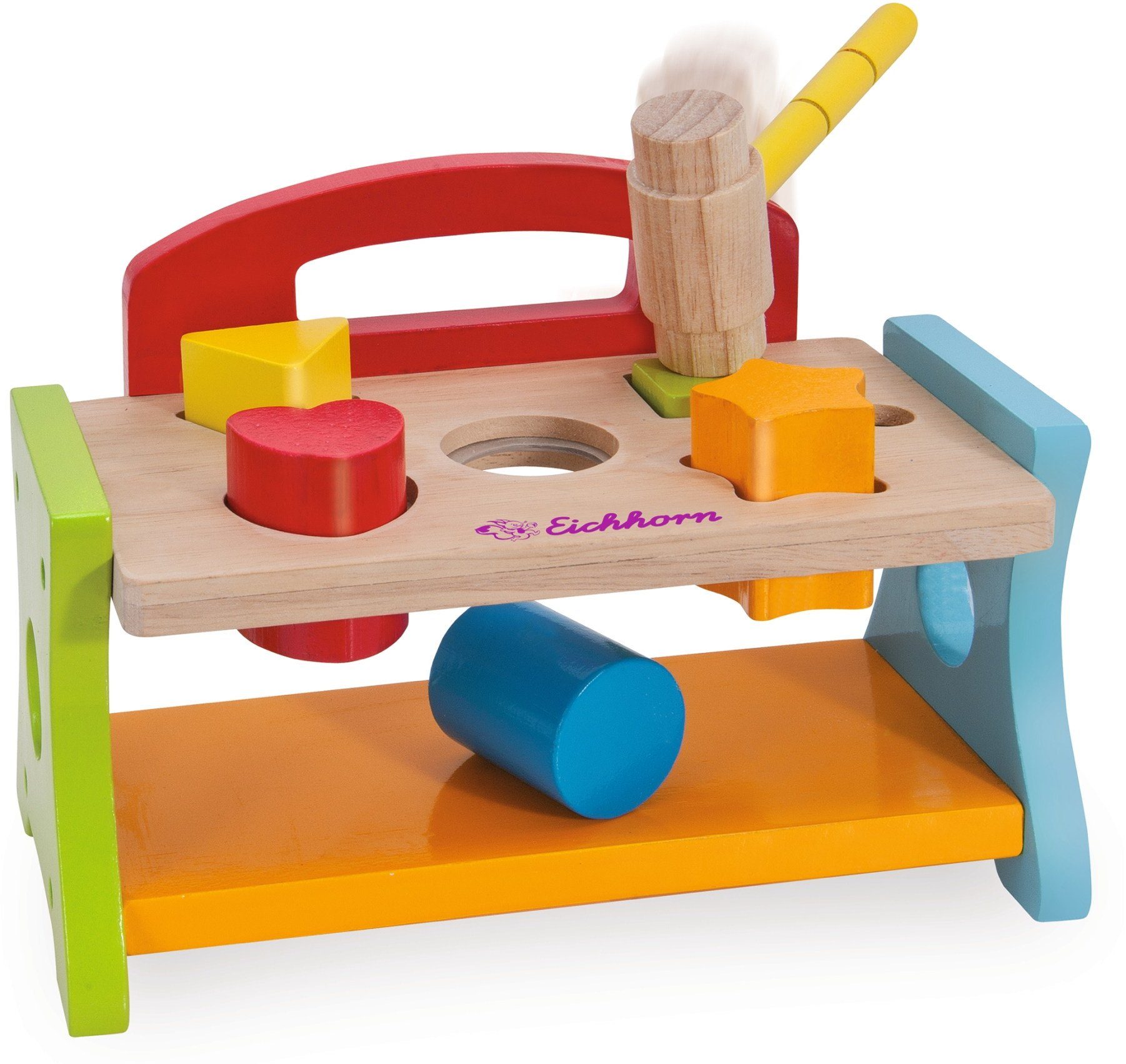 Eichhorn Klopfbank Kleinkindwelt Klopfbank 5 Klopfstifte 100005090