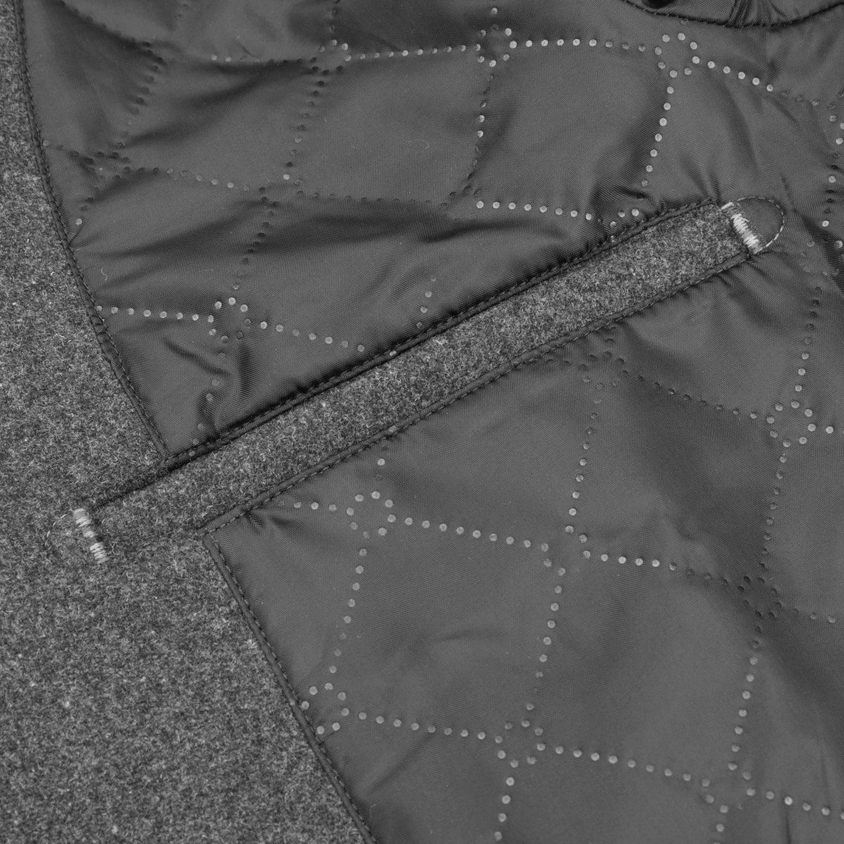 Allthemen Wollmantel Slim Fit Wintermantel Mittellang Wollmantel mit Reverskragen – Bild 5 von 5