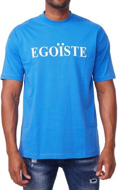 Black Island T-Shirt Herren OVERSIZED T-Shirt mit EGOISTE Print