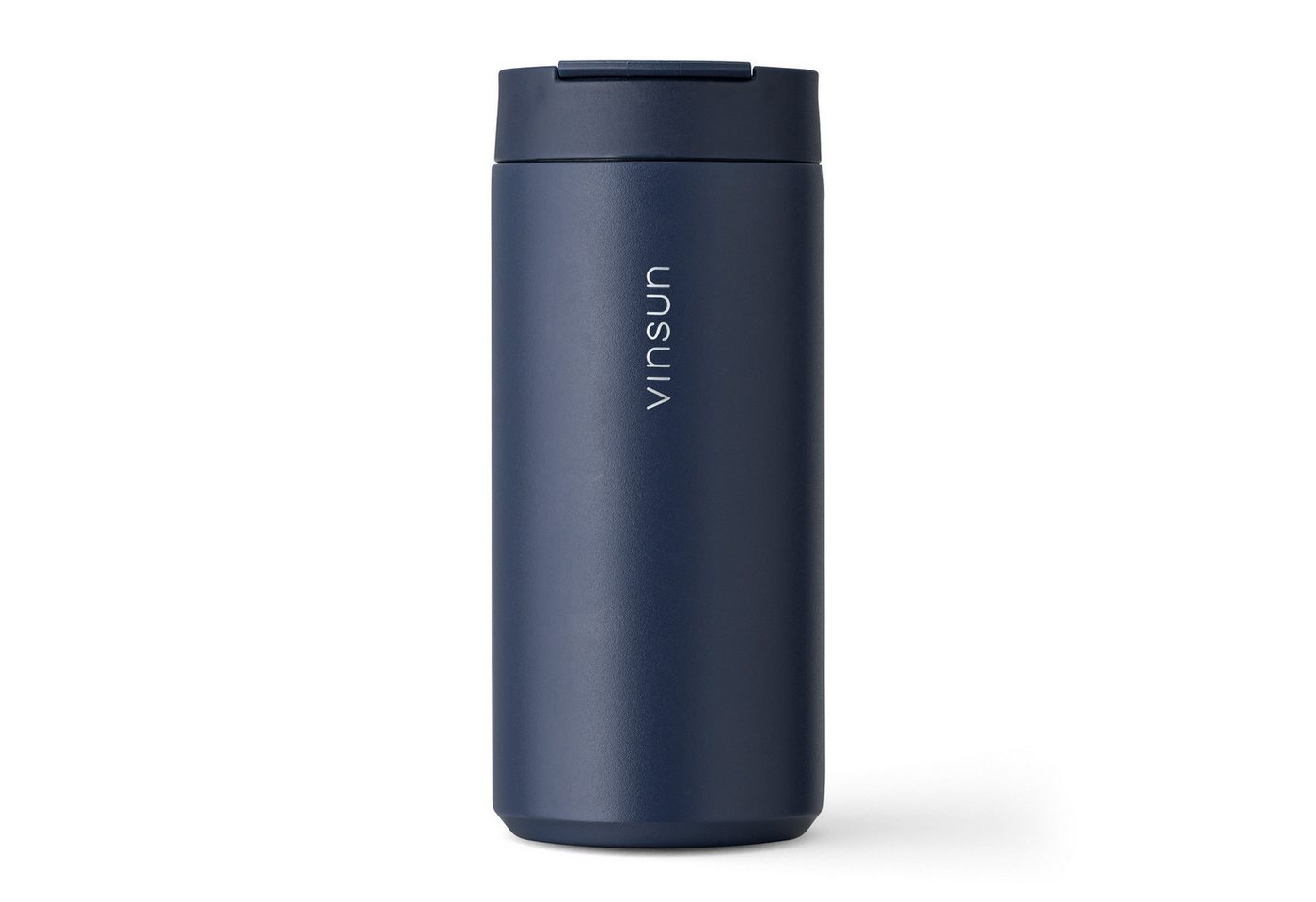 Vinsun Thermobecher Edelstahl Isolierbecher 350ml - Kaffeebecher doppelwandig isoliert, 2-tlg., Edelstahl, BPA frei, auslaufsicher, bruchfest, Kalt- und Heißgetränke