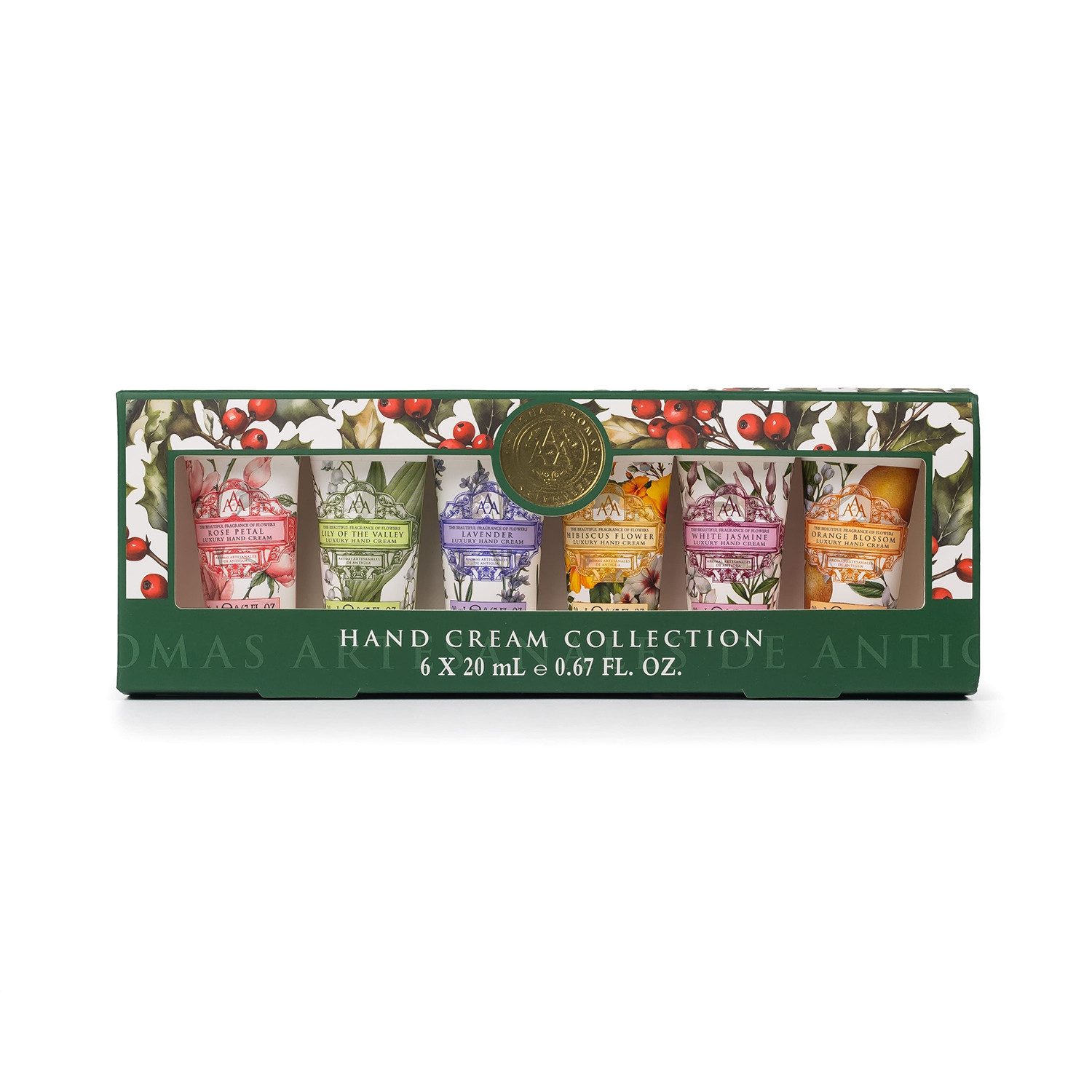 Somerset Toiletry Handcreme 6er Duft Sortierung, 6-tlg., Handcreme – Pflege mit Sheabutter 120 ml