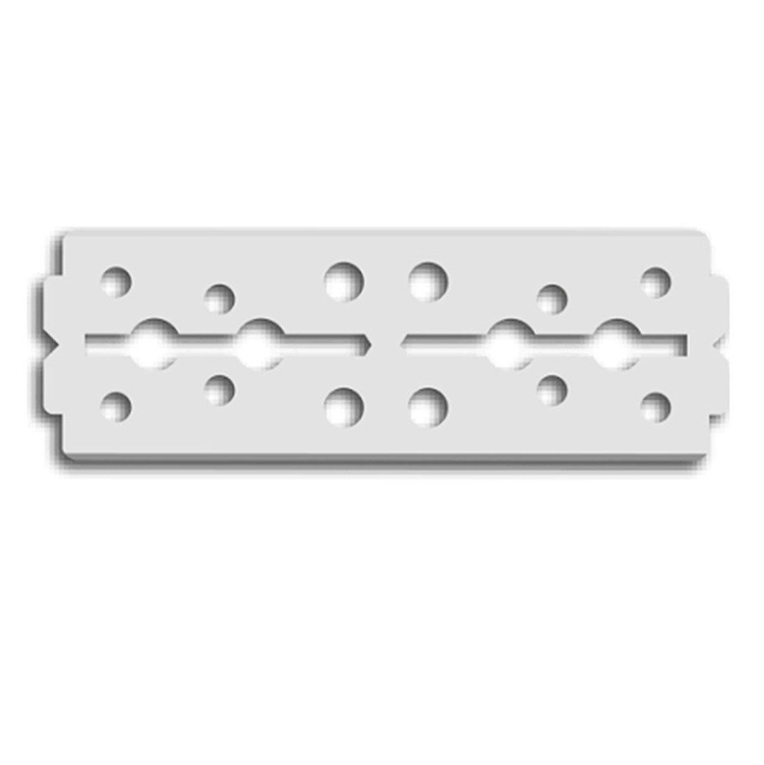 TONDEO Messerklinge Tondeo TSS3+ Double Edge rostfreie Präzisions-Klingen 50 Stk. (Spar-Set), TSS3+ Double Edge