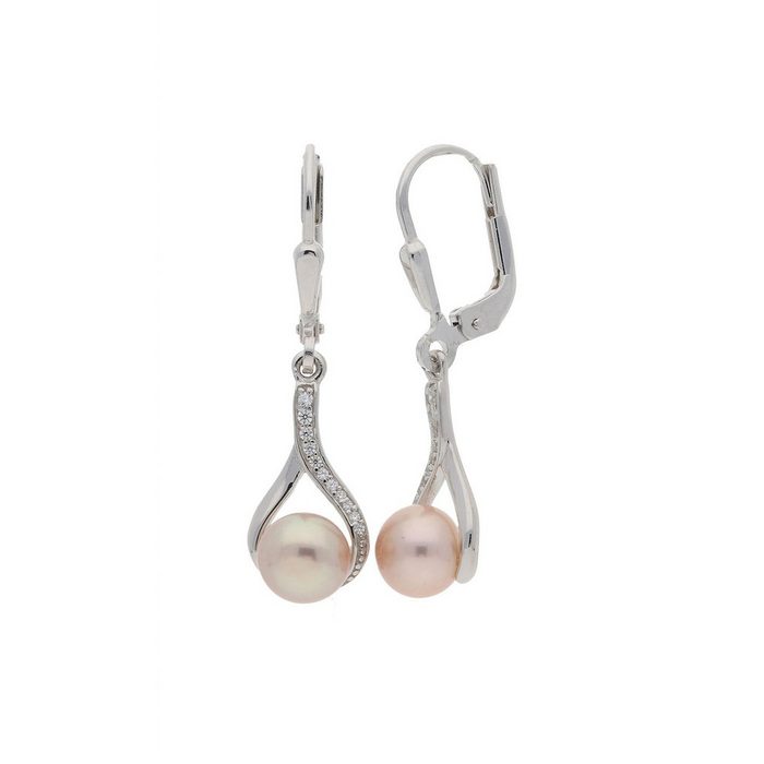 JuwelmaLux Paar Ohrhänger Ohrhänger Silber (2-tlg) Damen Ohrhänger Silber 925/000 inkl. Schmuckschachtel