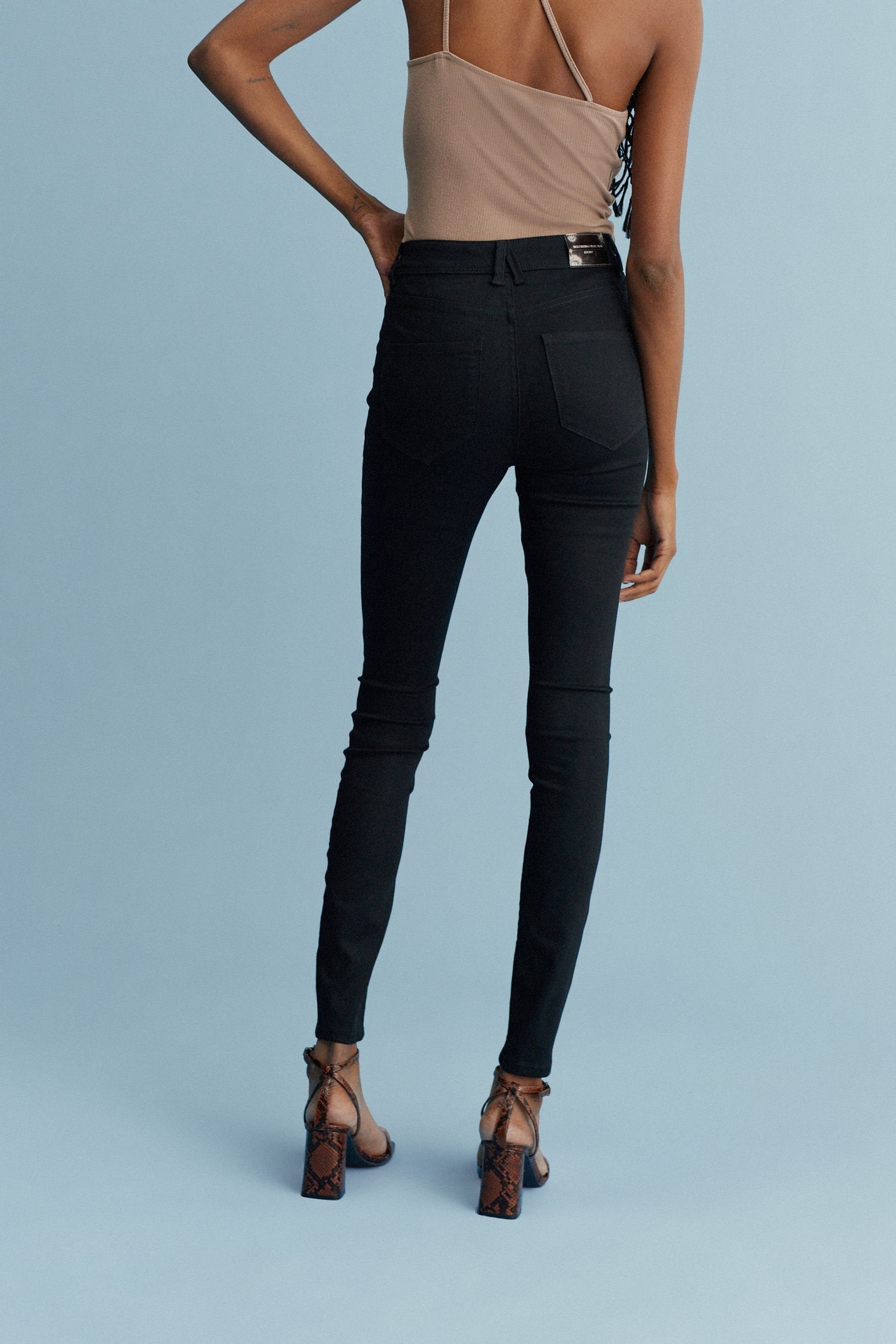 Jeansleggings Black (1-tlg) mit Next Jeans-Leggings Power-Stretch