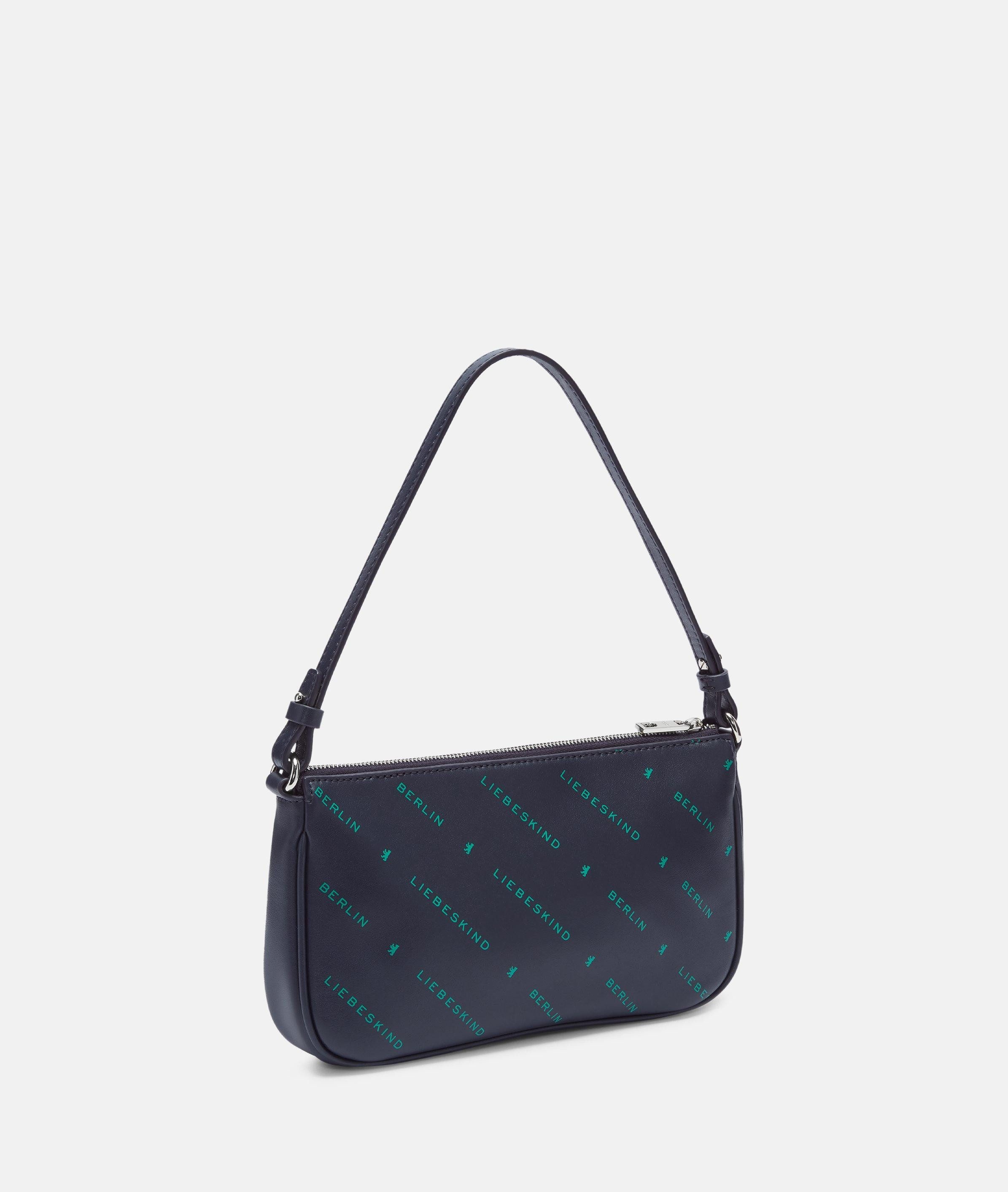 Liebeskind Berlin Umhängetasche Monogram Crossbody S, Umhängetasche aus Nappaleder mit Liebeskind Berlin Schriftzug