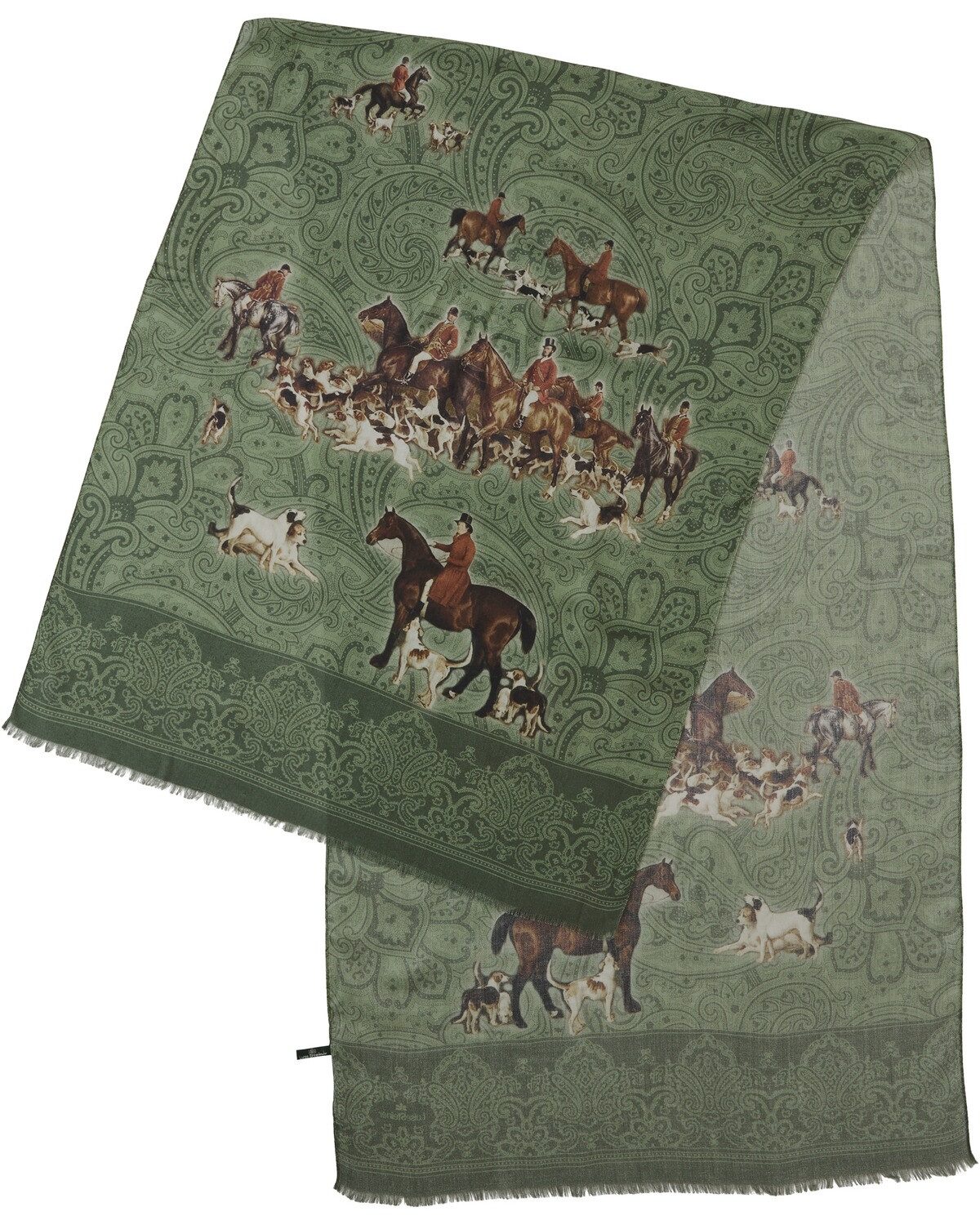 Luise Steiner Modeschal Schal Jagdmotive
