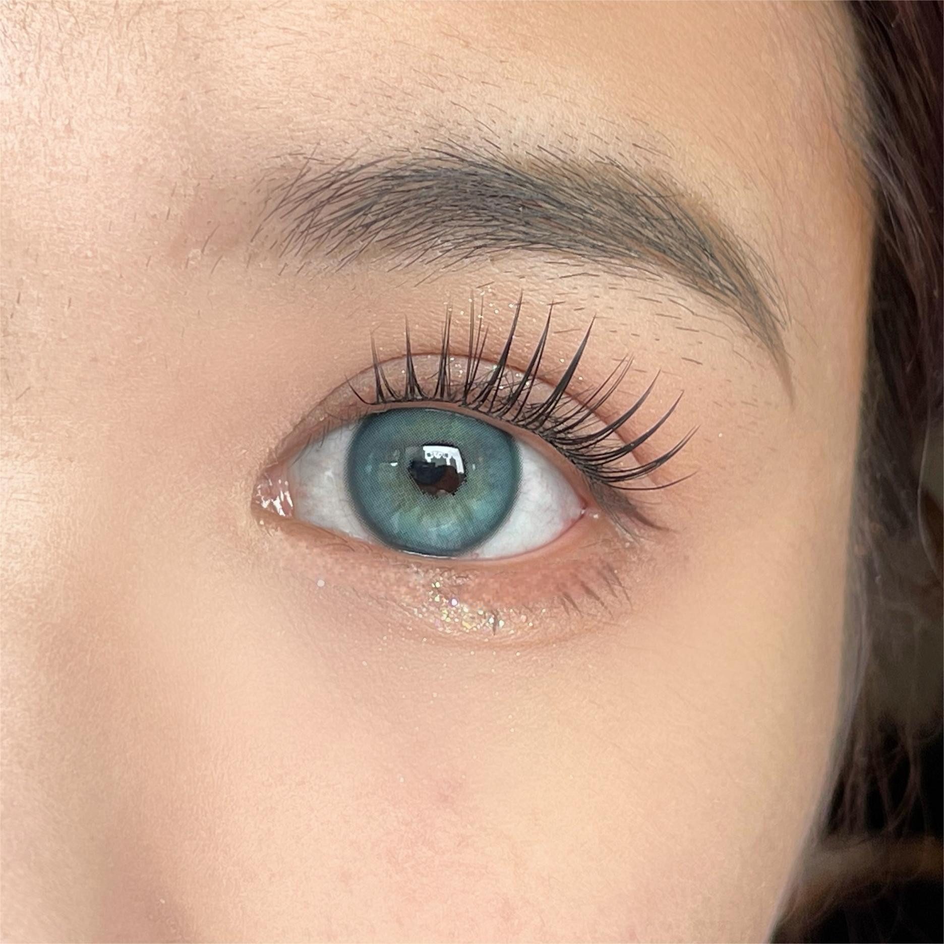 KokoLenses Jahreslinsen Farbige Kontaktlinsen Blau deckend weiche Augen Linsen ohne Sehstärke, Wunderschöne Blaue Jahreslinsen natürliche Kontaktlinsen Damen Herren