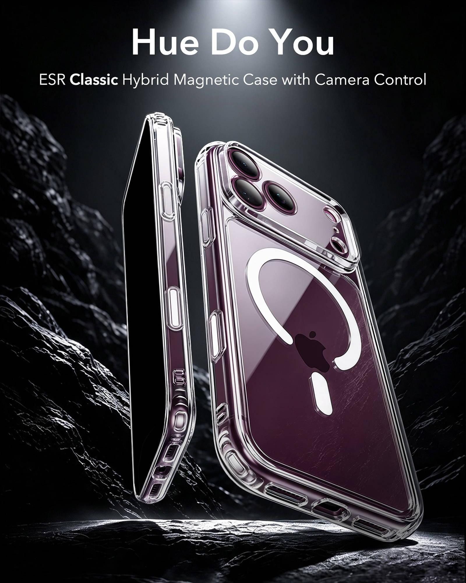ESR Handyhülle Set aus Classic Hybrid Case & Tempered-Glass für das iPhone 18 Pro, 3,66m Fallschutz, kratzfest, Kamerasteuerungstaste – Bild 4 von 5