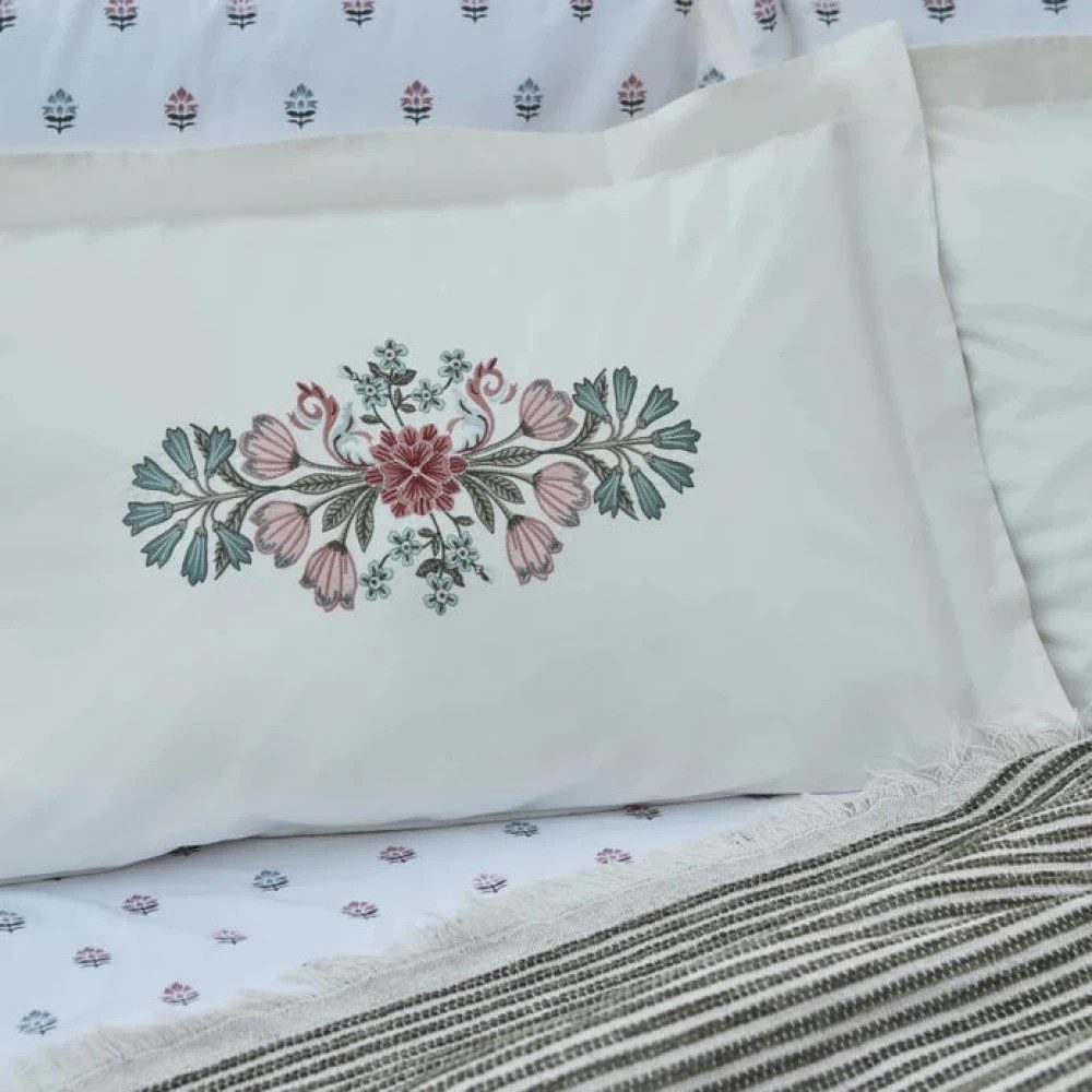 Karaca Home Bettwäsche Karaca Home Siya Doppelbett Decken Tagesdecke Bettdecke Set Multicolor