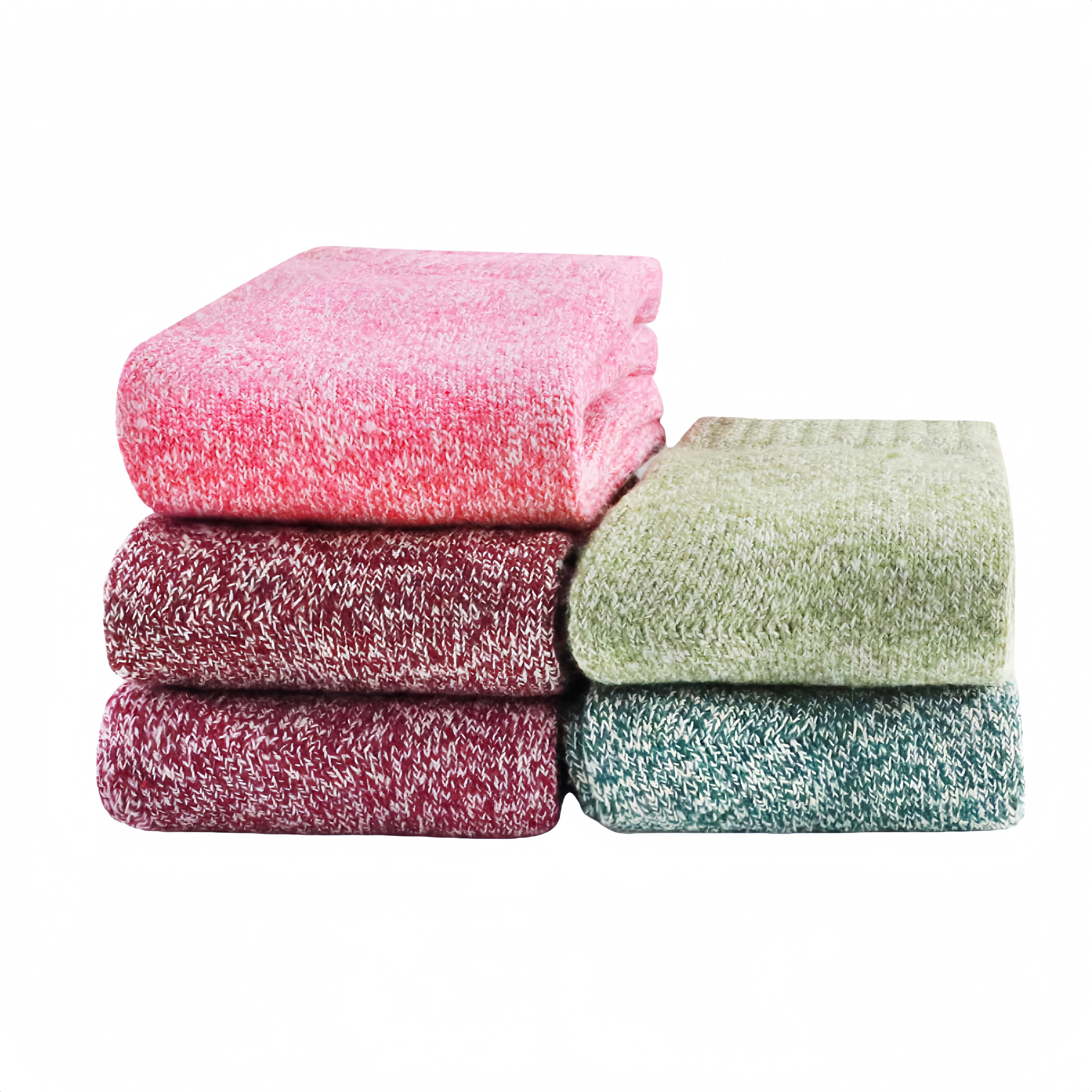 FOUORTUNATE-BEE Thermosocken 5 Paar Damen-Wintersocken, dick gestrickt, war günstig online kaufen