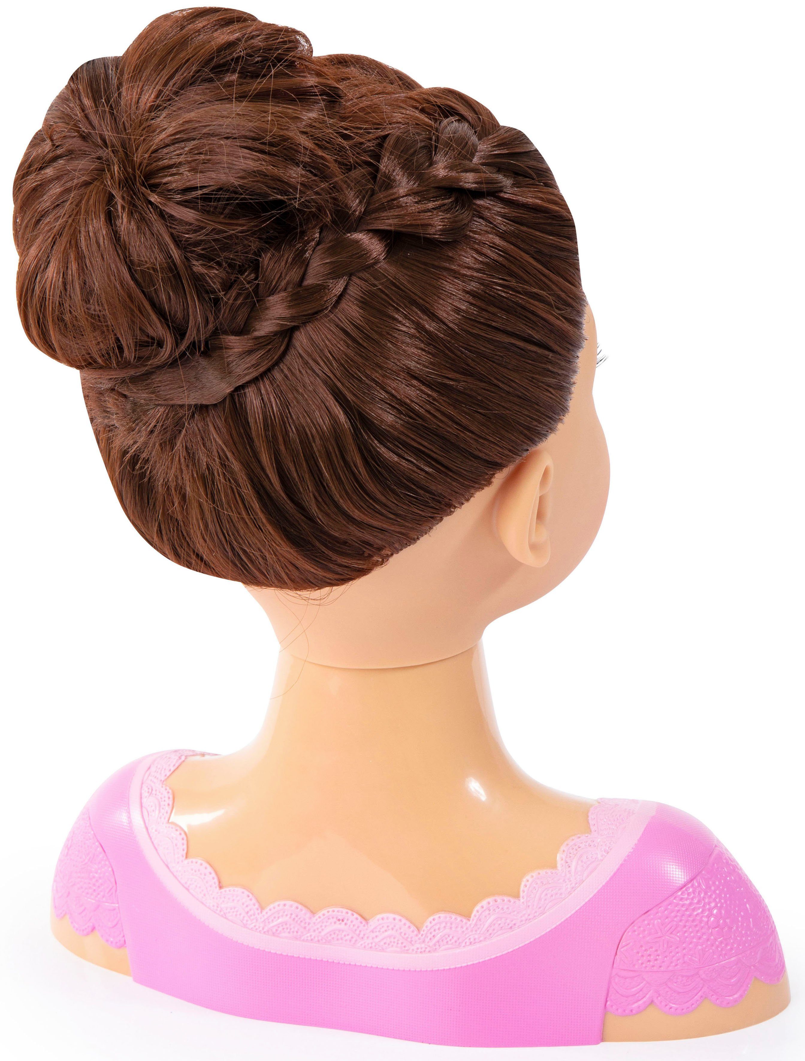 Bayer Frisier- & Schminkkopf Charlene Super Model, braun – Bild 5 von 5