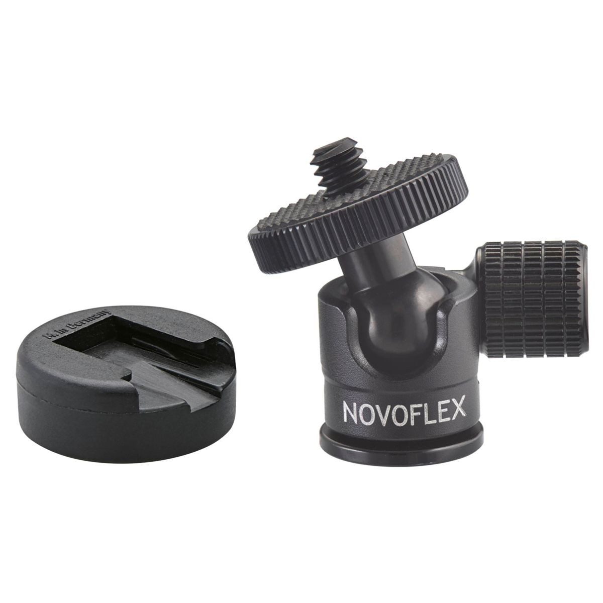 Novoflex Kugelkopf Kugelneiger klein mit Blitzschuh
