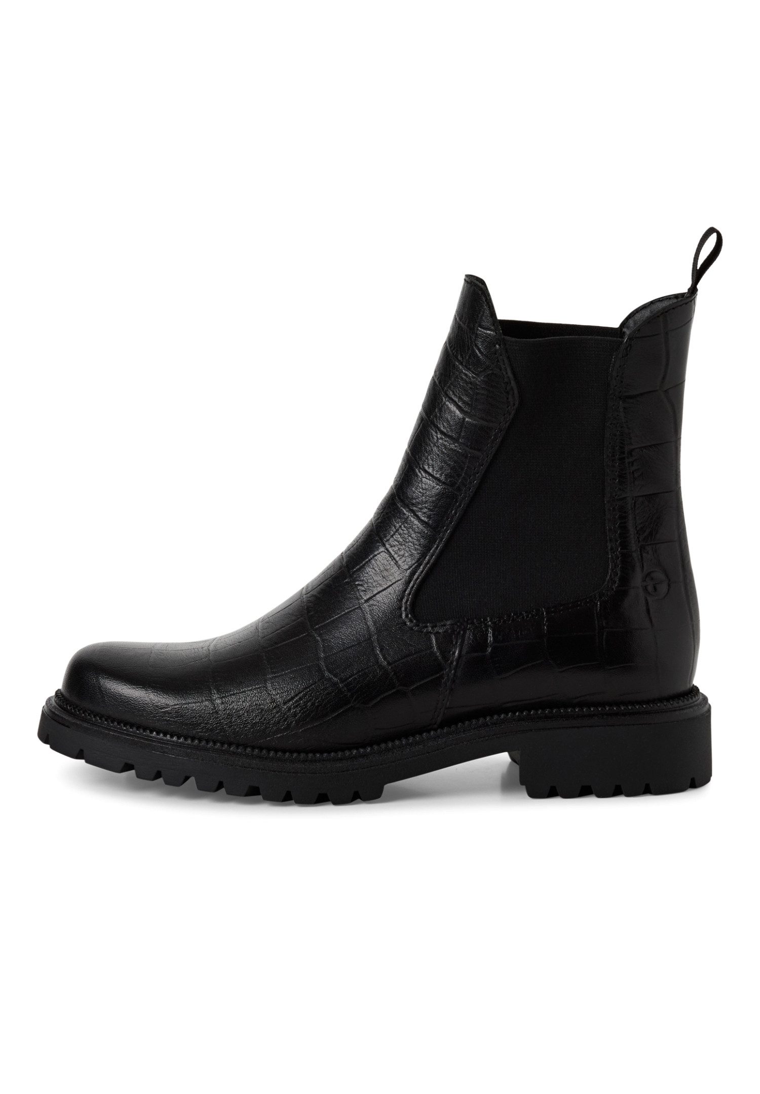 Boots Tamaris Stiefel GefÃ¼ttert Schwarz Stiefel Von Tamaris