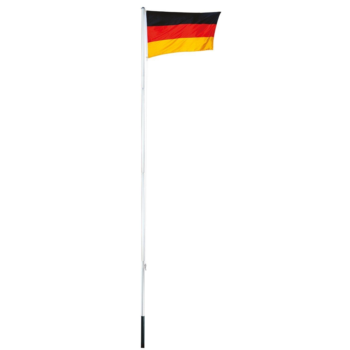colourliving Fahnenmast Flaggenmast ca. 4 Meter Fahnenstange mit Deutschland Flagge, (1-St)