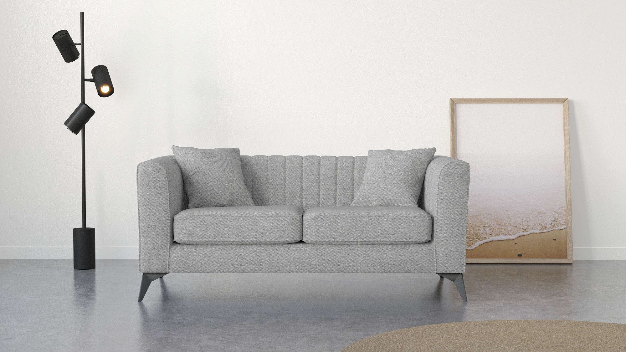 PLACES OF STYLE 2-Sitzer "MATTHEW elegantes Designsofa, Maße B/T/H: 170/86/ günstig online kaufen