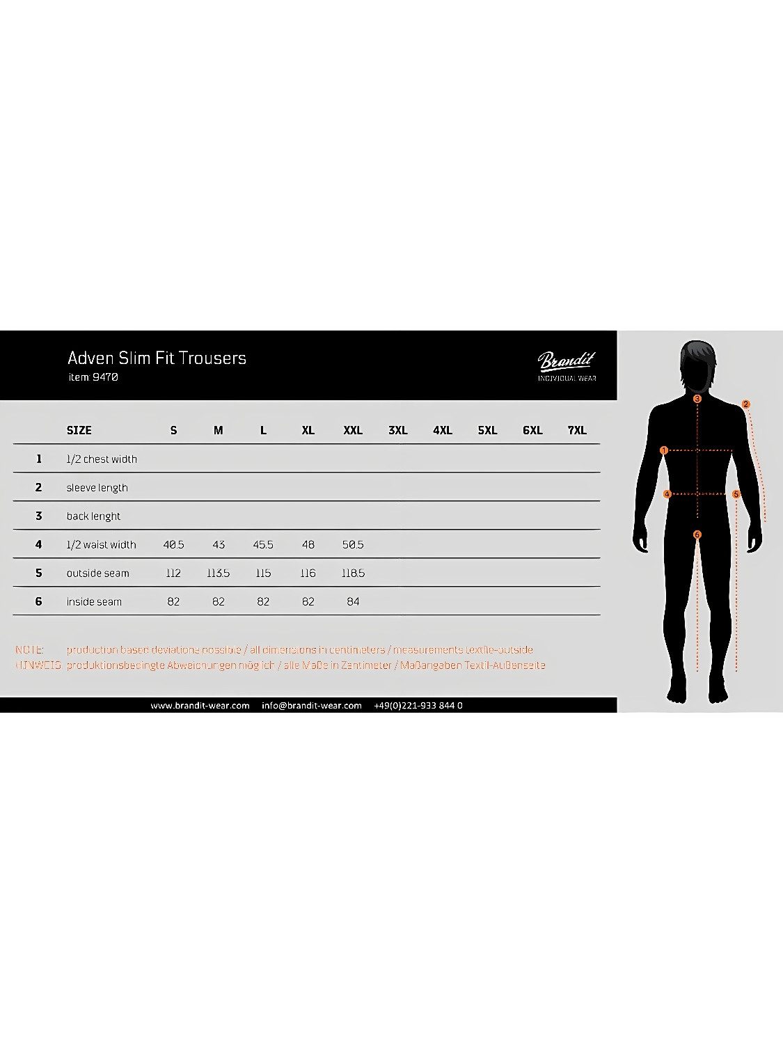 Brandit Cargohose Adven Slim Fit Pants