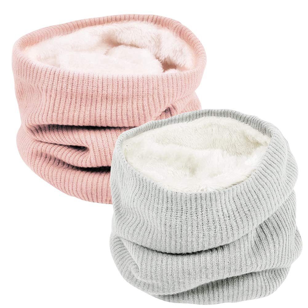 Coonoor Modeschal Fleece Schal Winter Loop Strickschal Schlauchschal, valen günstig online kaufen
