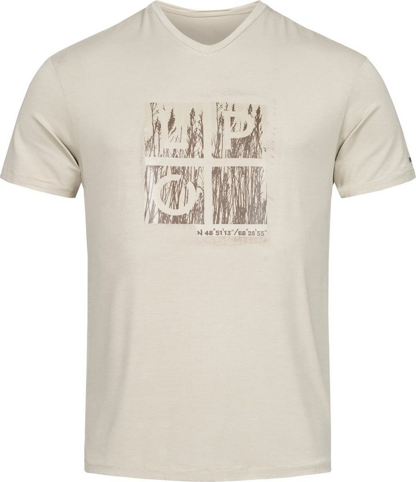 DEPROC Active T-Shirt NAKIN MEN PRINT Mit modischem Allover-Print