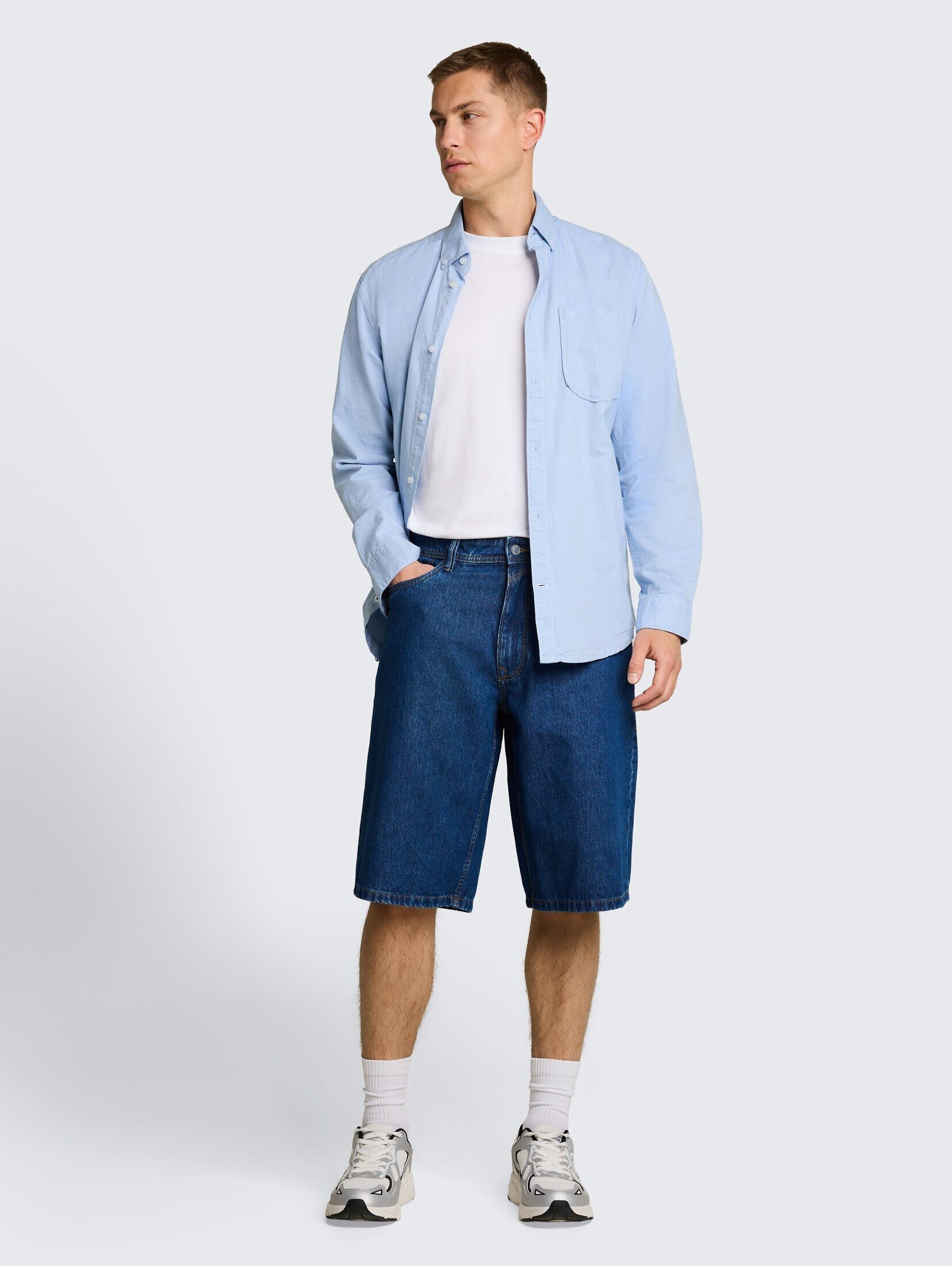 TOM TAILOR Denim Jeansshorts Jeanshosen TTWAYLEN RELAXED Jeans Shorts
