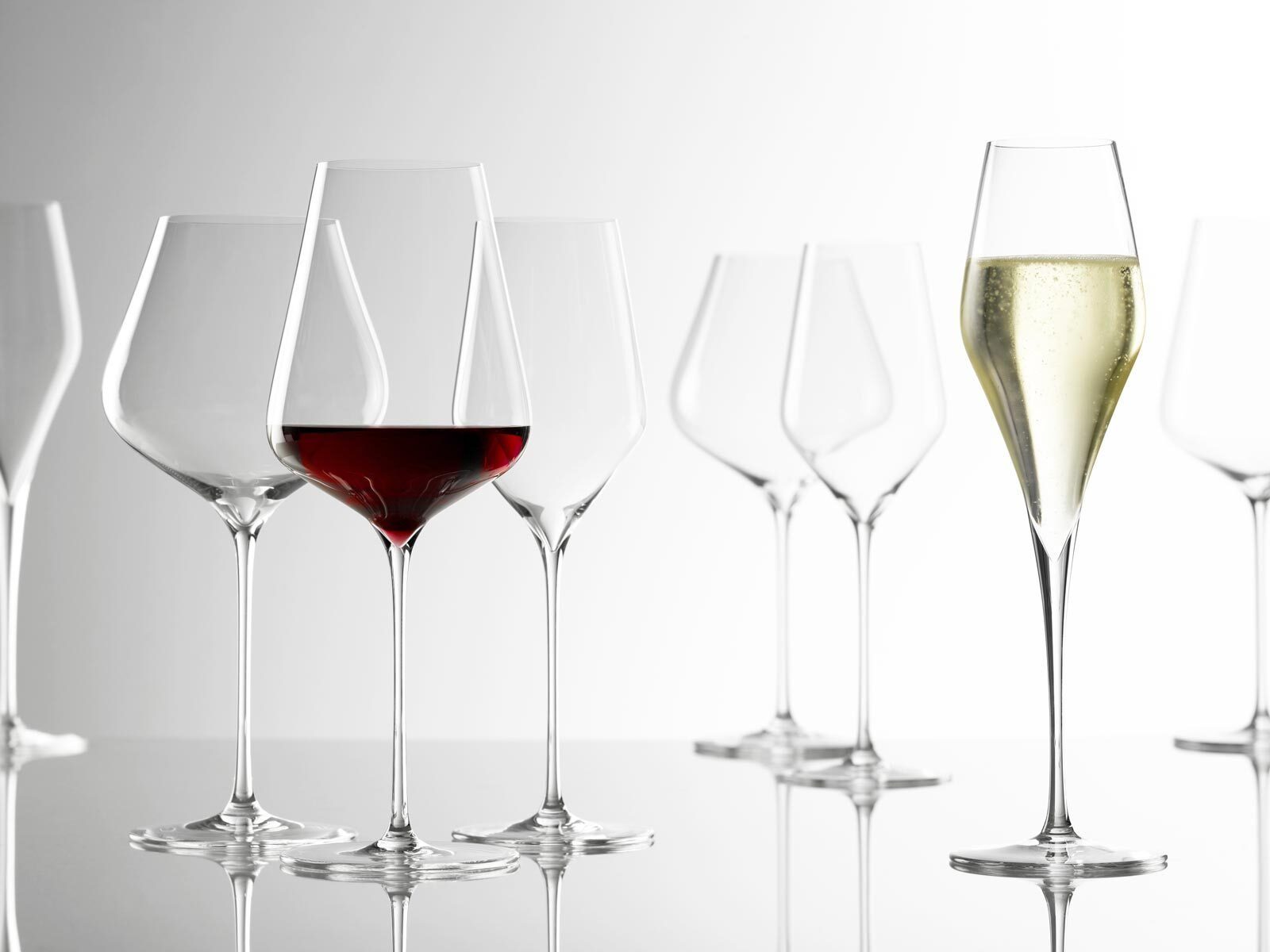 Stölzle Weinglas Q1 Süßweinkelche 320 ml 2er Set, 2-tlg., Glas