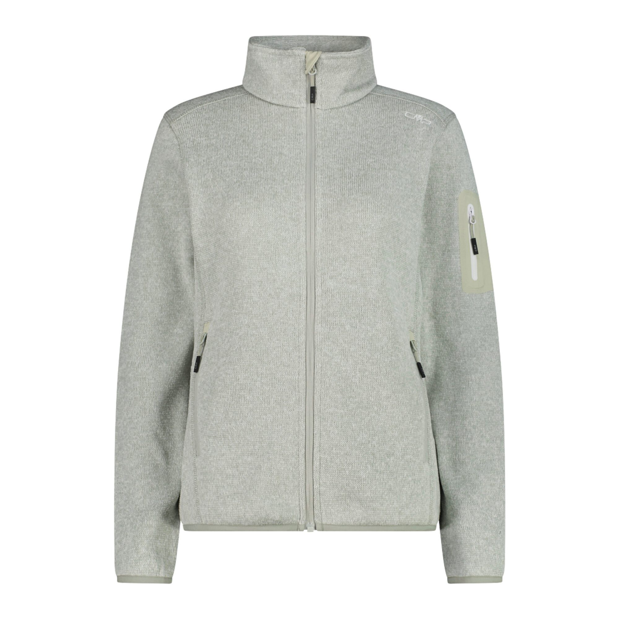 CMP Fleecejacke CMP Damen Jacke Knitted Melange Fleece Jacket 3H14746