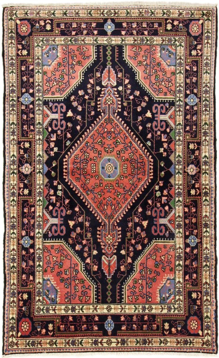 Orientteppich Hamadan 109x181 Handgeknüpfter Orientteppich / Perserteppich, Nain Trading, rechteckig, Höhe: 8 mm