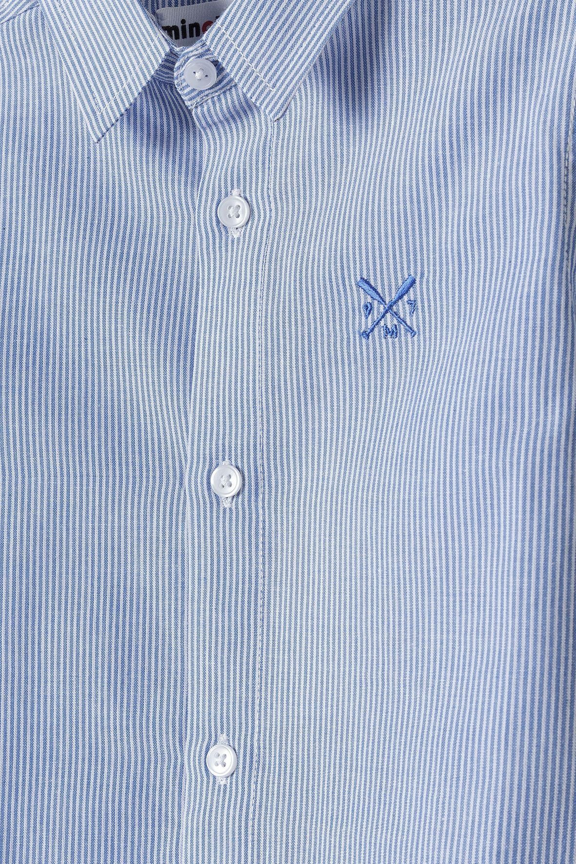 (3y-14y) MINOTI mit Kurzarmhemd Hemd Streifen
