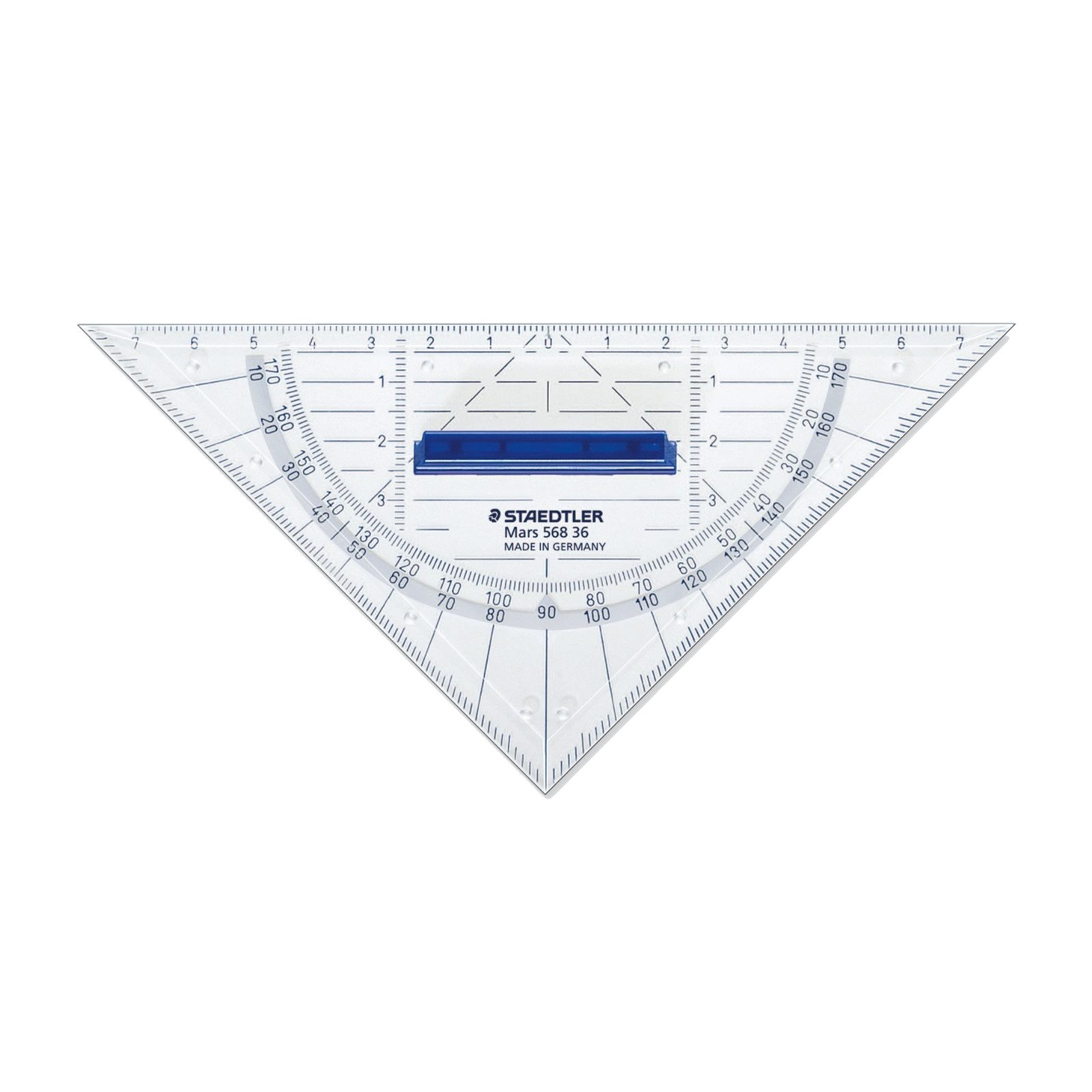 STAEDTLER Geodreieck STAEDTLER Mars 568 Geodreieck - 14 cm - mit Griff