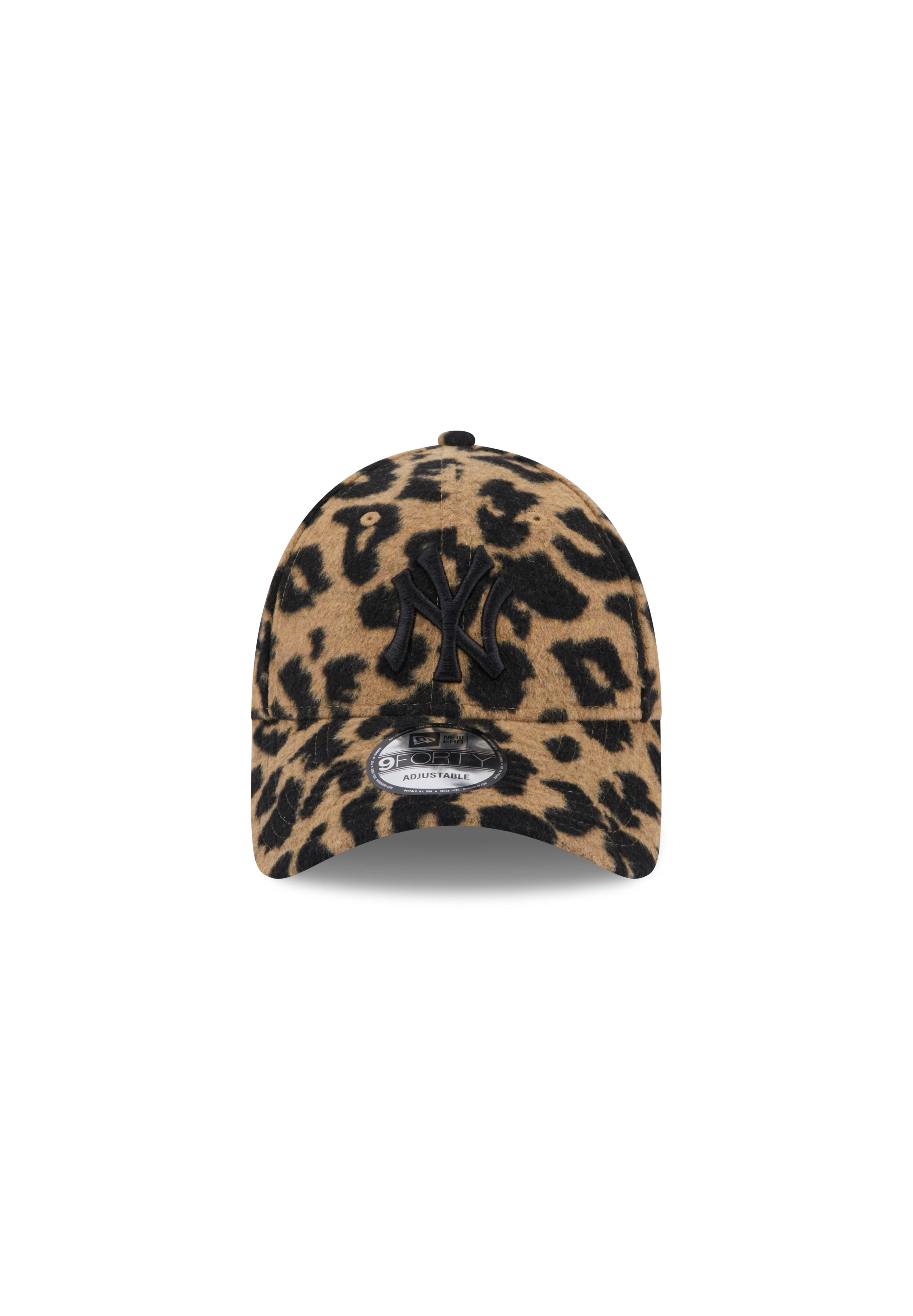 New Era Baseball Cap New York Yankees New Era MLB Leopard 9Forty Kids Cap Braun Schwarz (1-St)