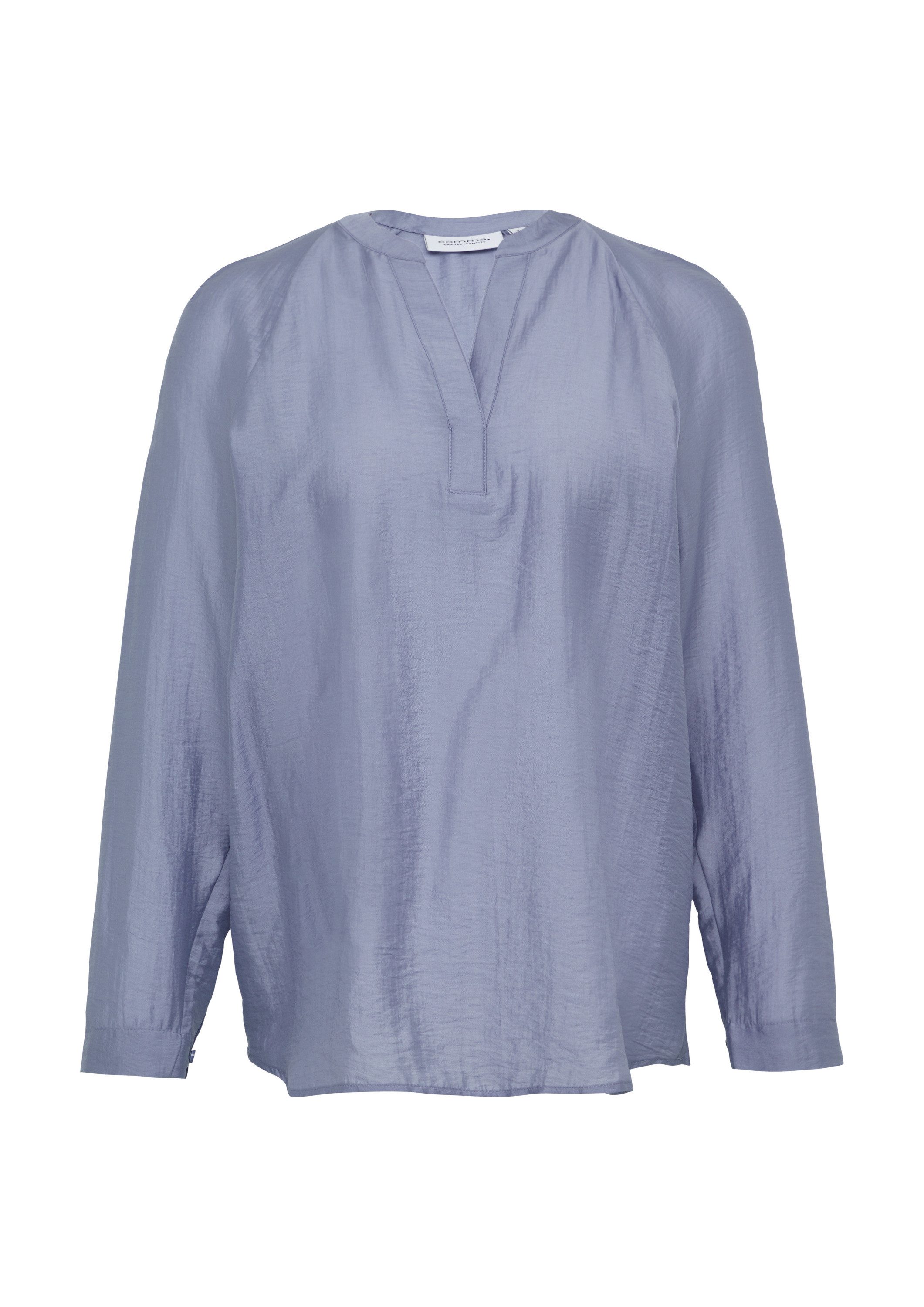 comma Langarmbluse Bluse Strukturierte Tunikabluse aus günstig online kaufen
